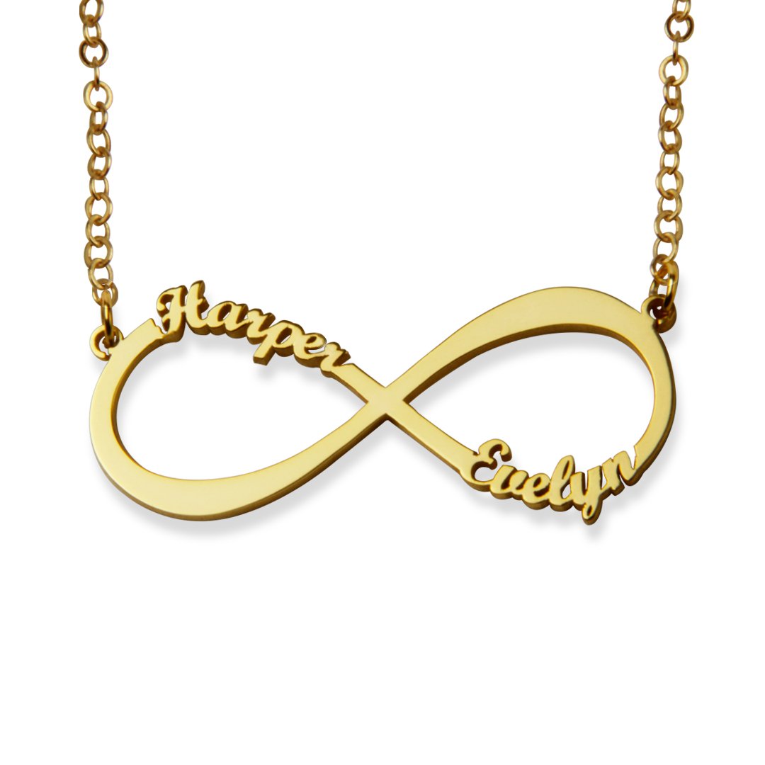 Infinity Name Necklace for Women-A Loves Gift