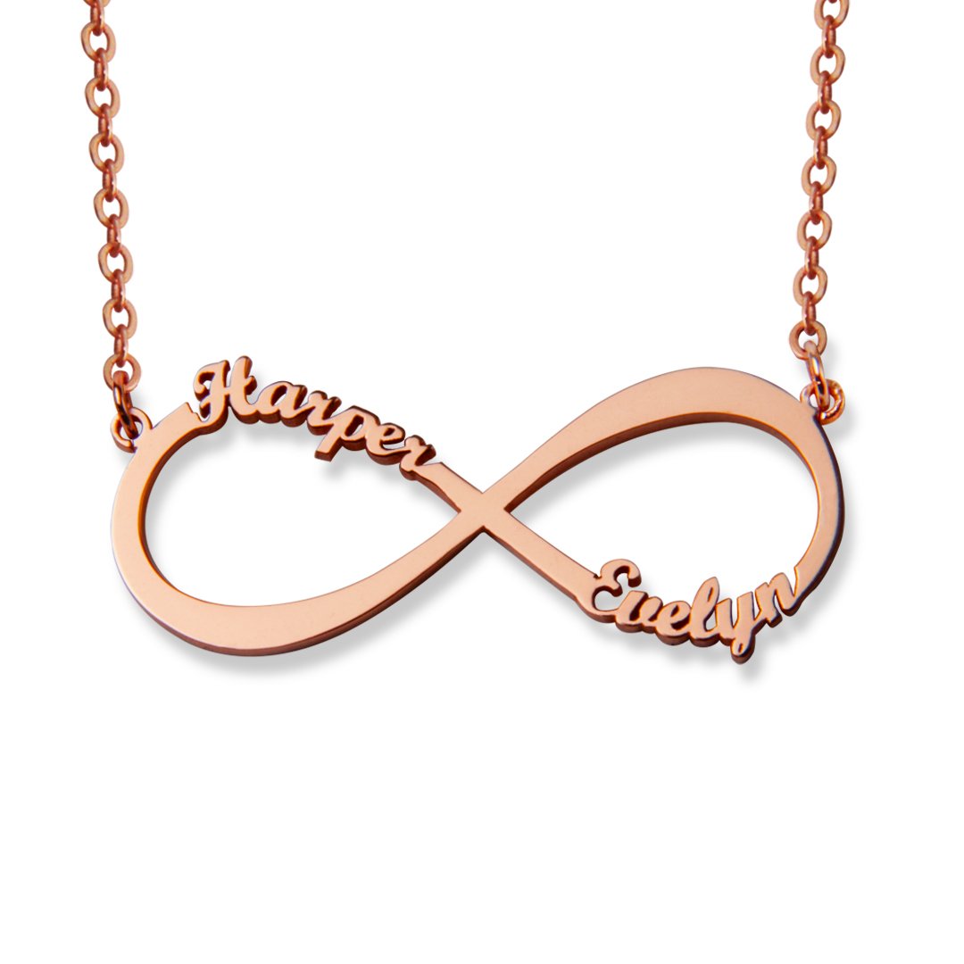 Infinity Name Necklace for Women-A Loves Gift