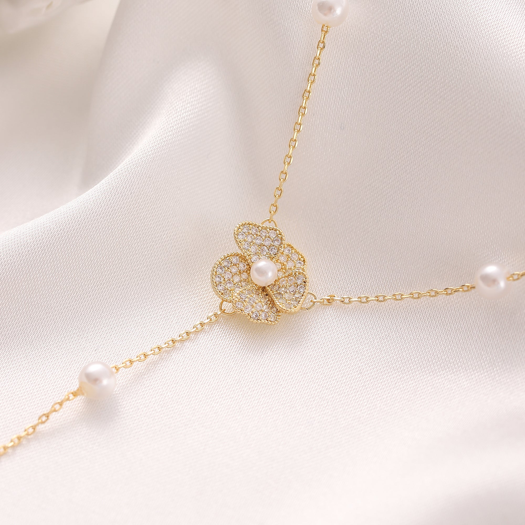   Round Imitation Pearl Necklace for Women-A Loves Gift