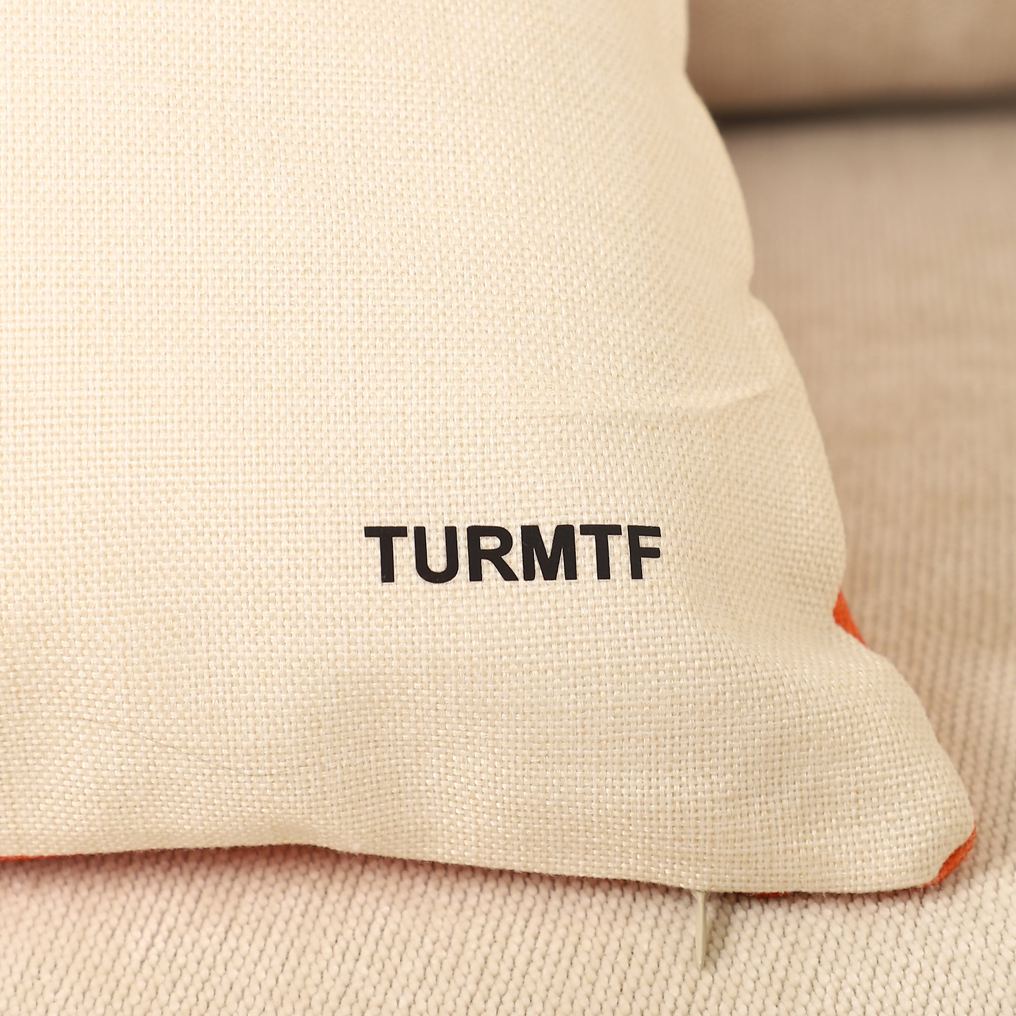 Printed Cushion Pillow Cover, Linen Letter Square Home Sofa Cushion Cover Bedroom Headboard Pillow Cover-A Loves Gift