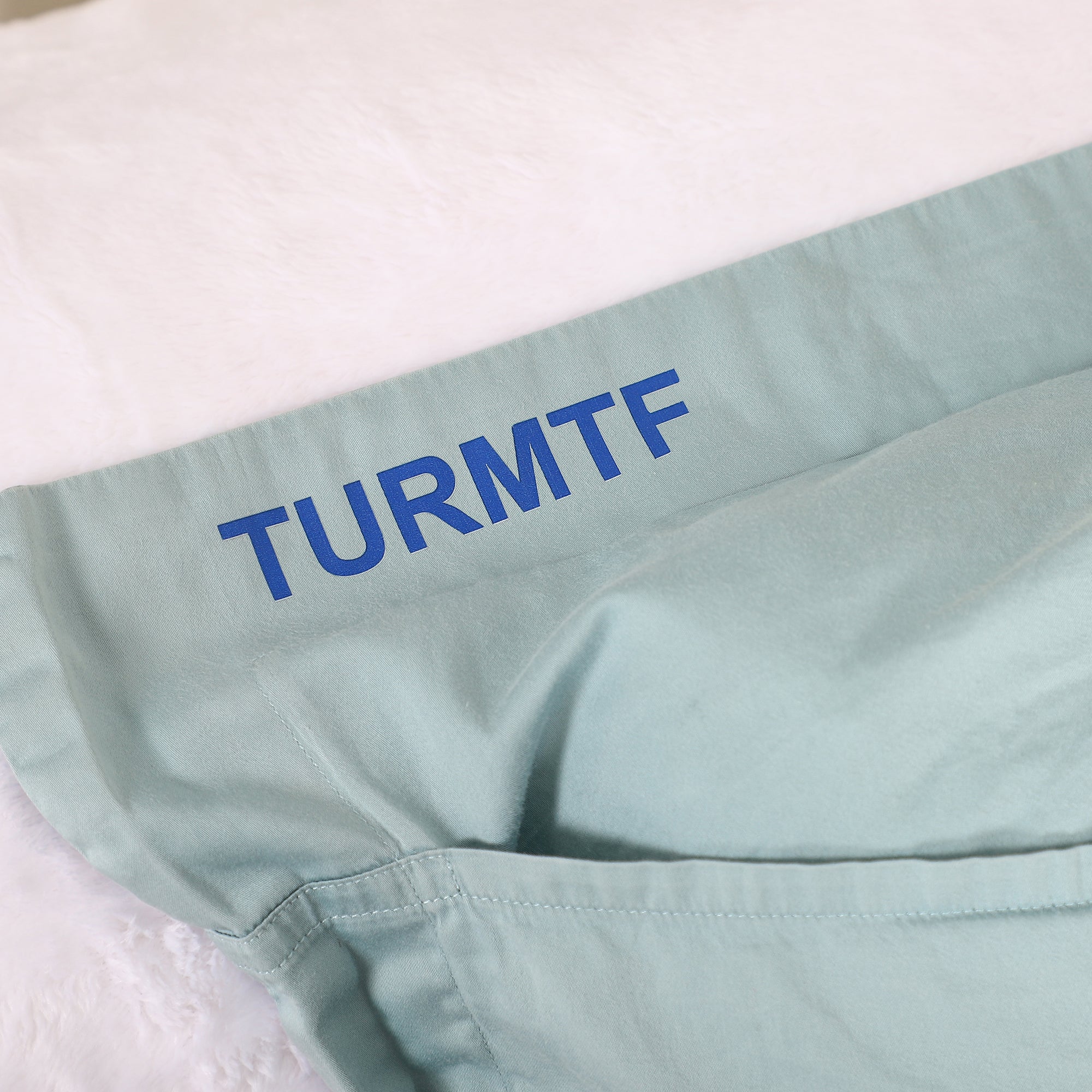 Pillowcase, cotton pillowcase, light blue pillowcase-A Loves Gift