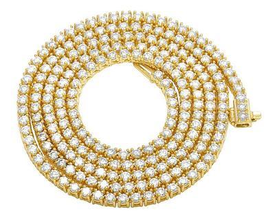 3mm Tennis Necklace with Swarovski Crystals in Goldtone, Necklace, Riakoob Jewelry, Riakoob Jewelry  jewelryjewelry deals, swarovski crystal jewelry, groupon jewelry,, jewelry for mom,