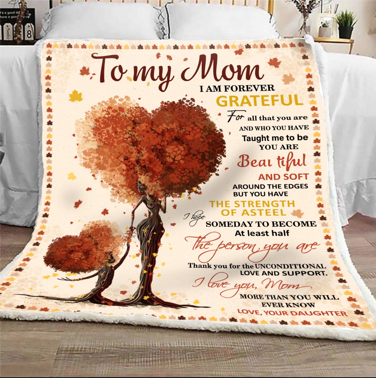 Ttbp - to my mom blanket for mom - blanket - gift for mother gift for mom mom presents.-A Loves Gift