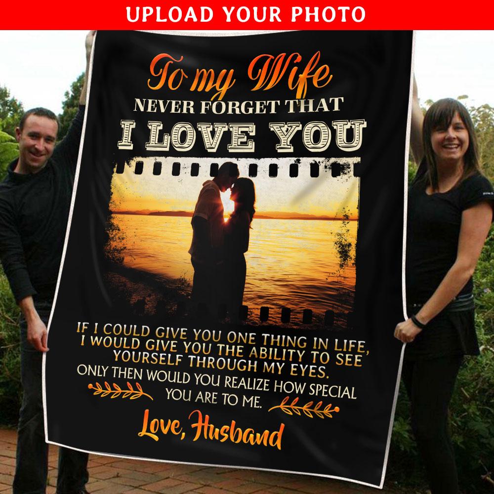 customize to my wife how special you are to me - blanket-A Loves Gift
