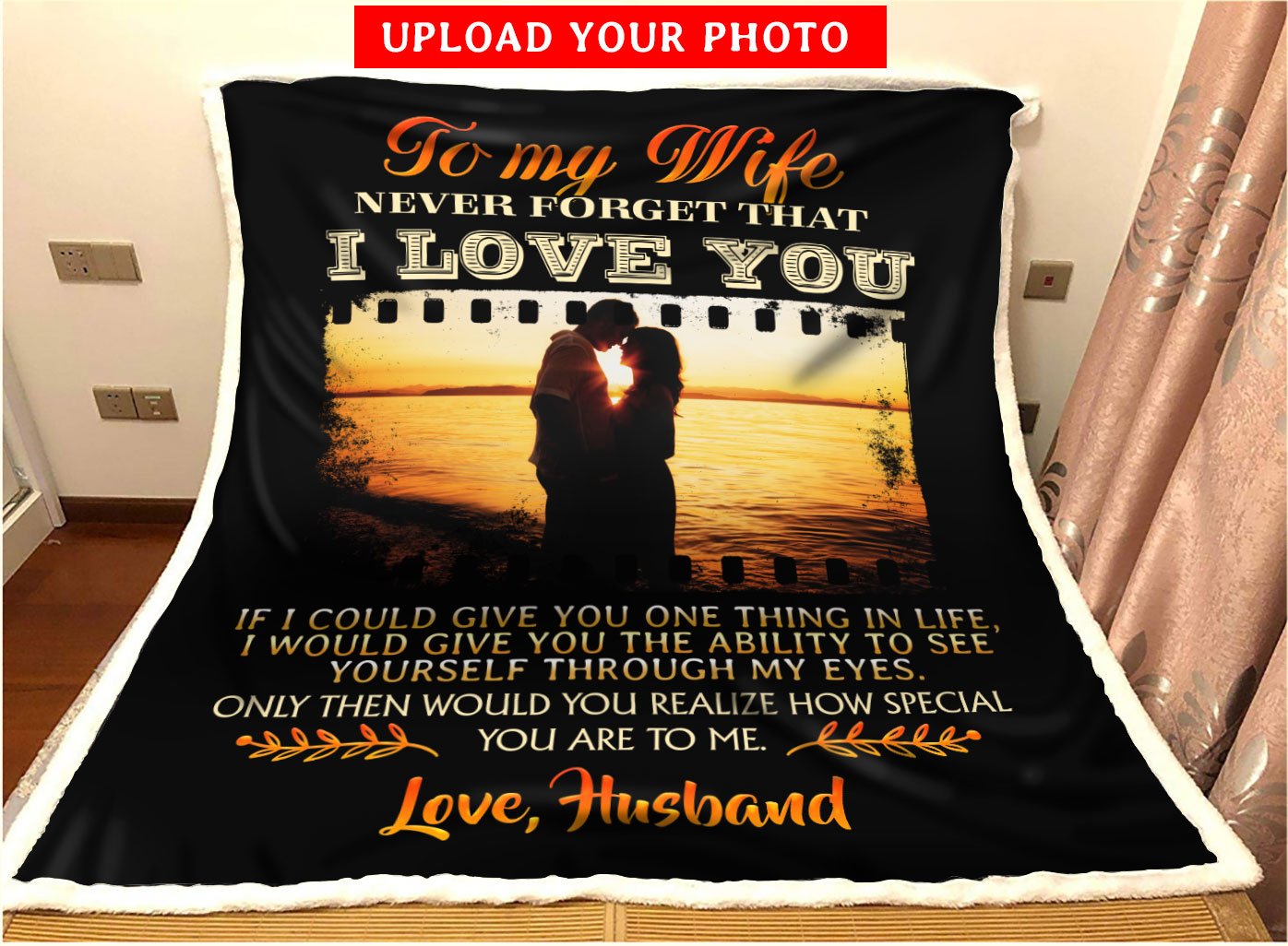 customize to my wife how special you are to me - blanket-A Loves Gift
