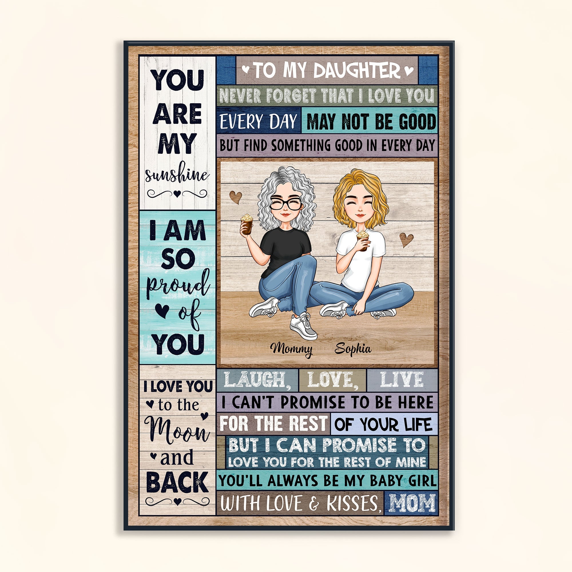 You Are My Sunshine - Personalized Poster/Wrapped Canvas