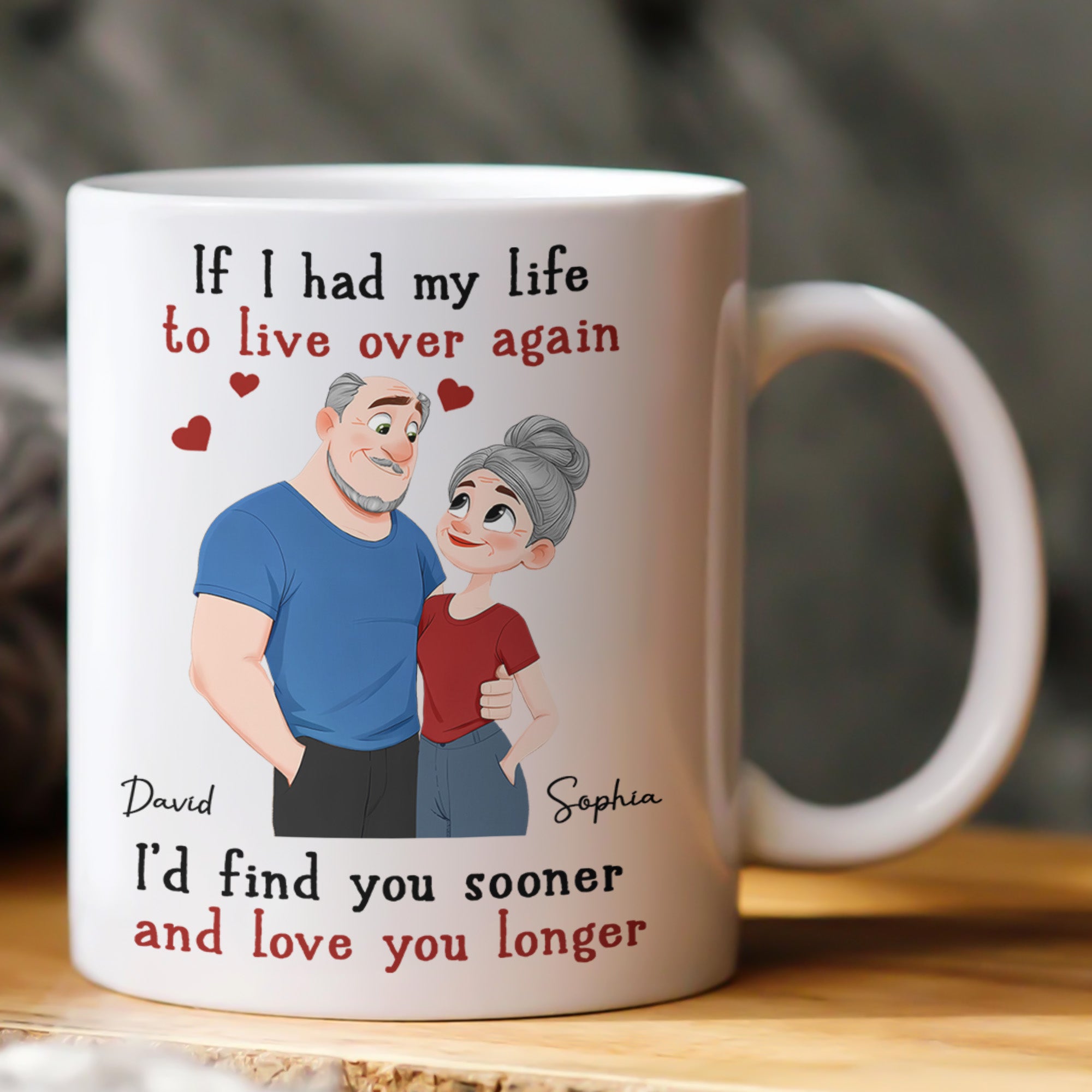 I'd Find You Sooner And Love You Longer Valentine's Day Anniversary Gift For Her, Him - Personalized Mug