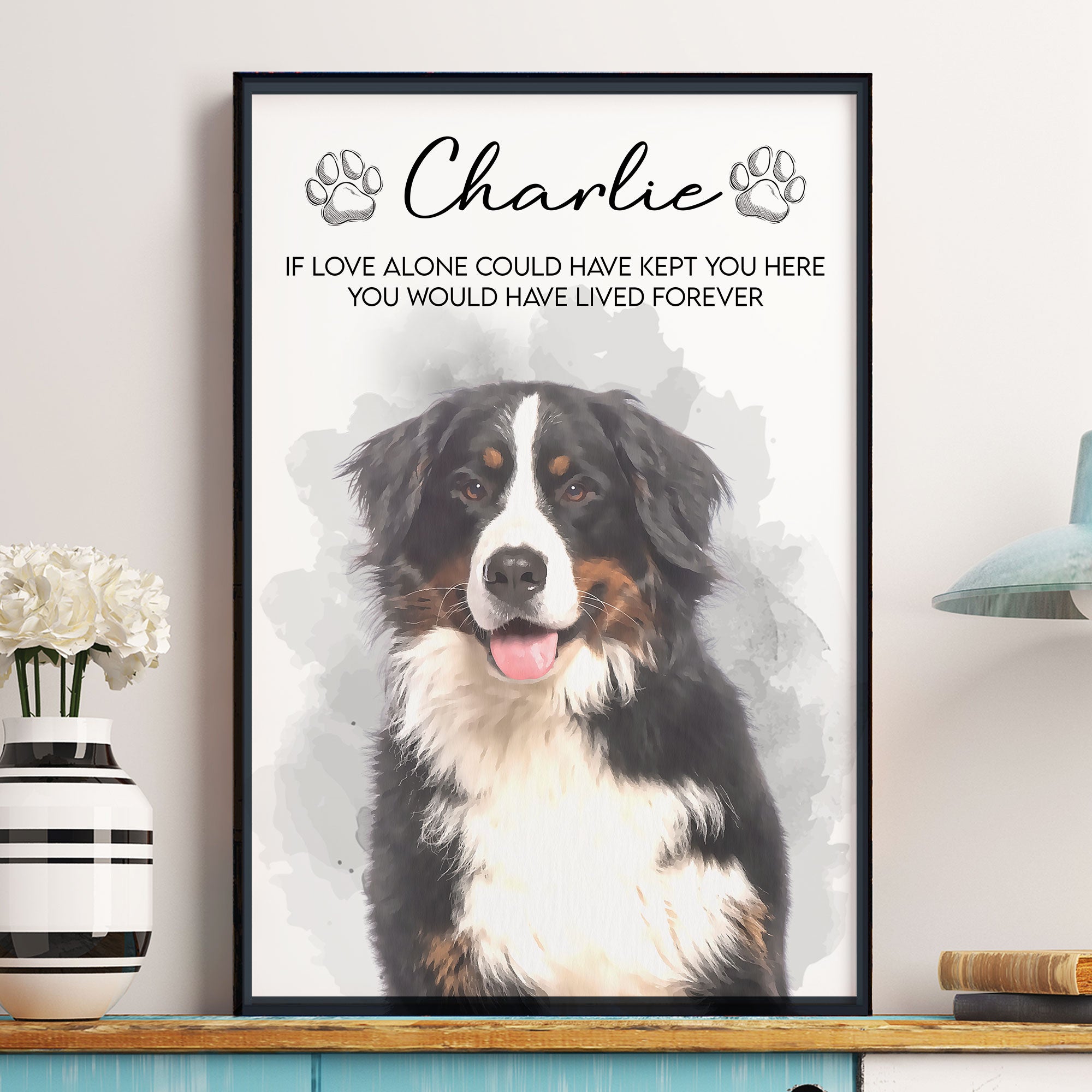 If Love Alone Could Have Kept You Here Loss Of Pet - Personalized Photo Poster