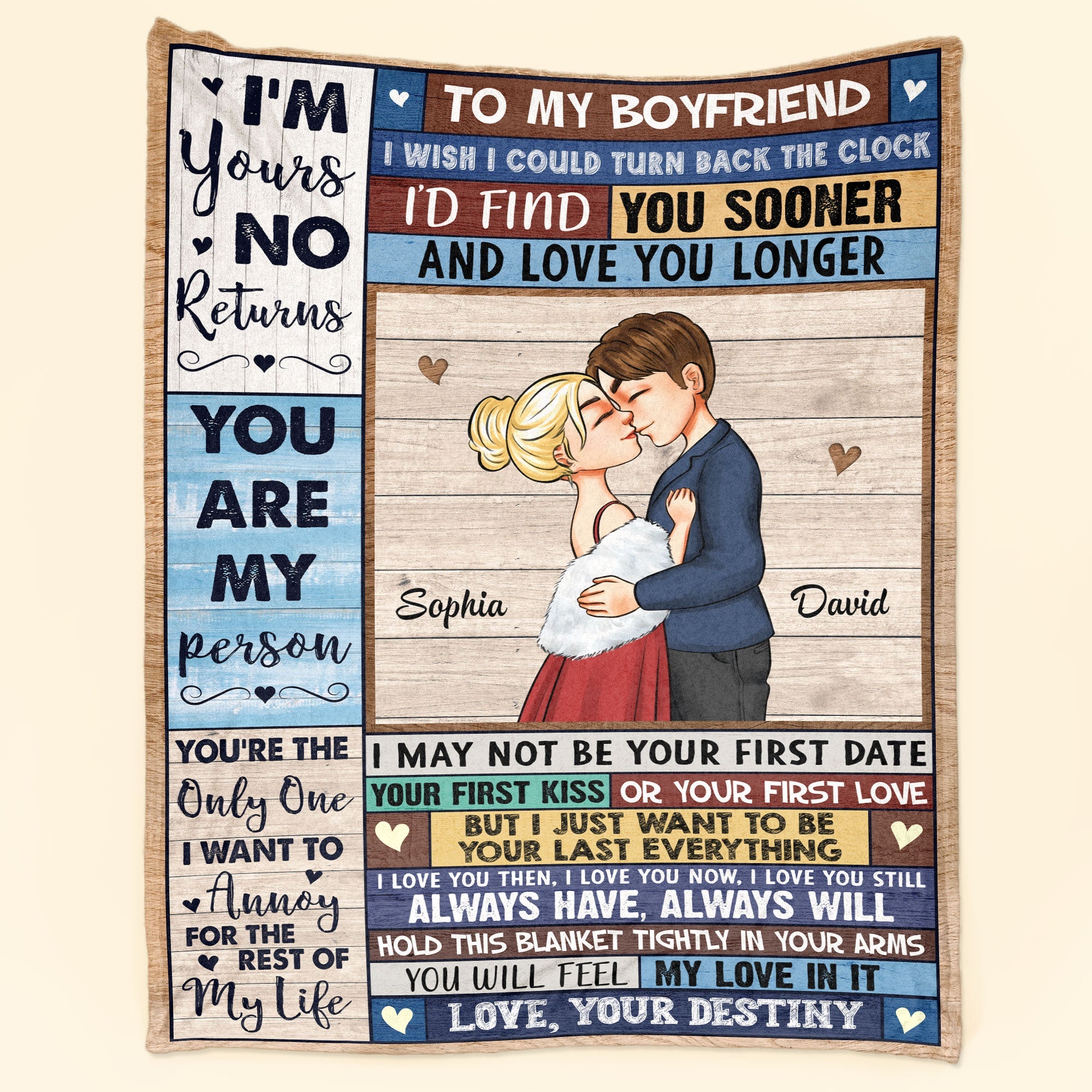 I'm Yours No Returns - Personalized Blanket