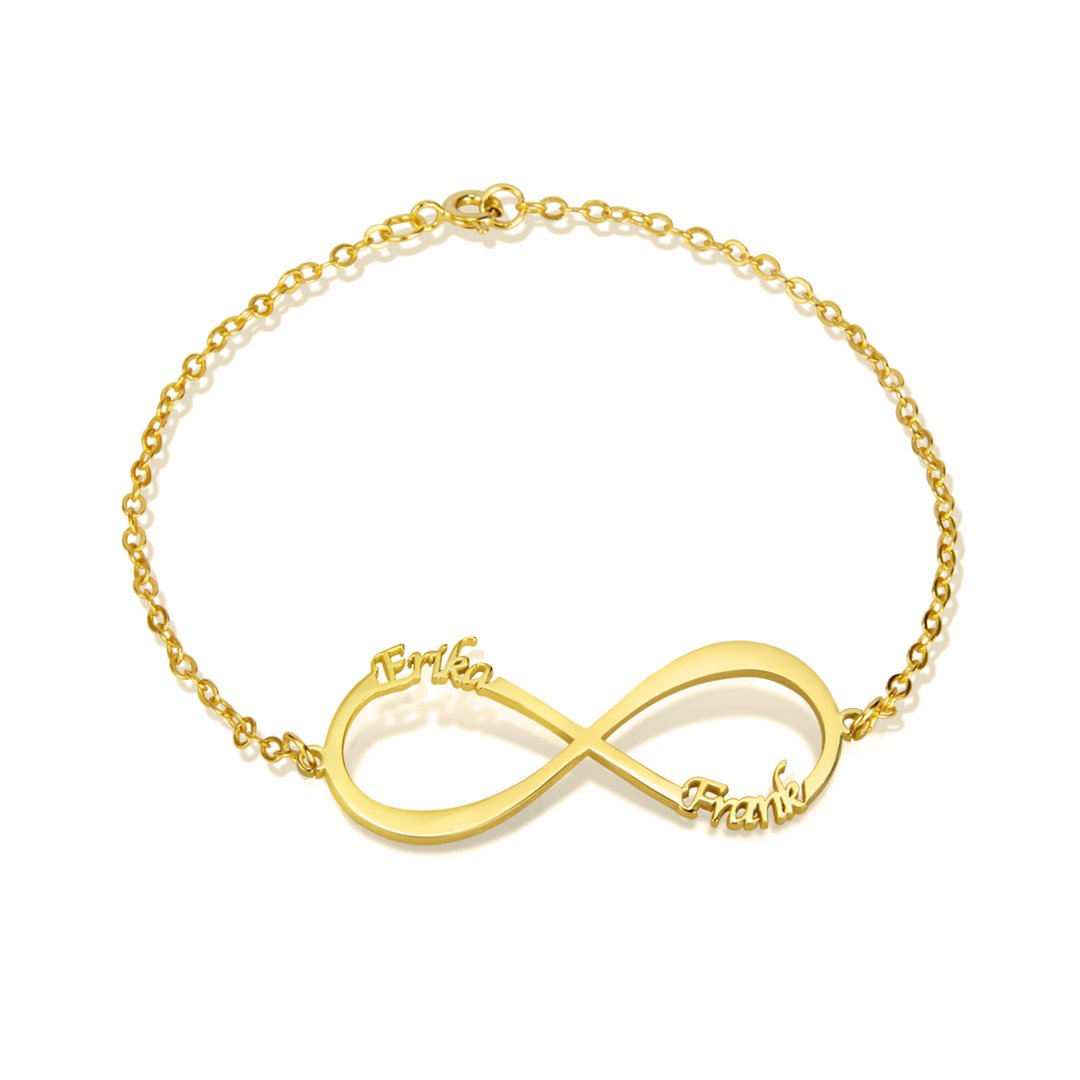 Infinity Bracelet with Names-A Loves Gift