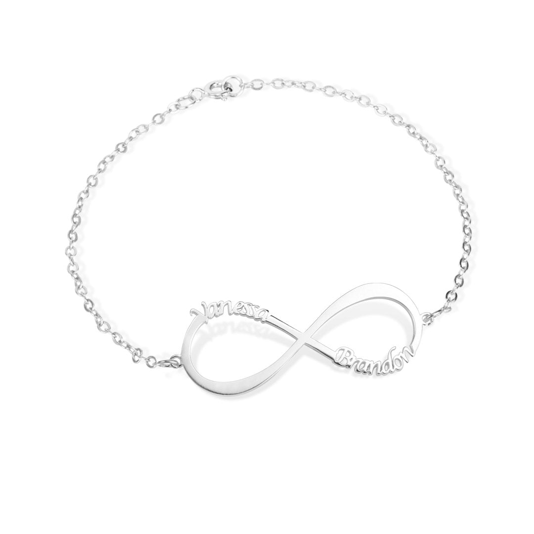 Infinity Bracelet with Names-A Loves Gift