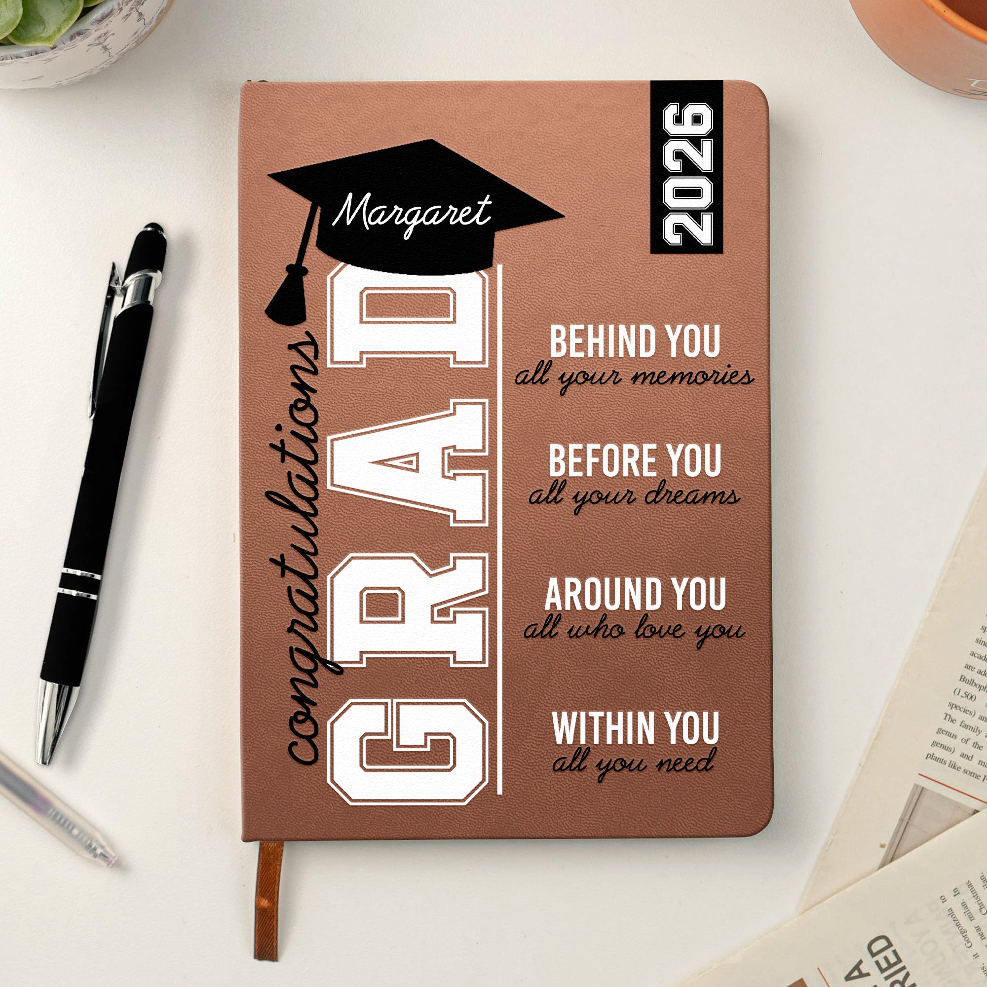 Inspirational Graduation - Personalized Journal