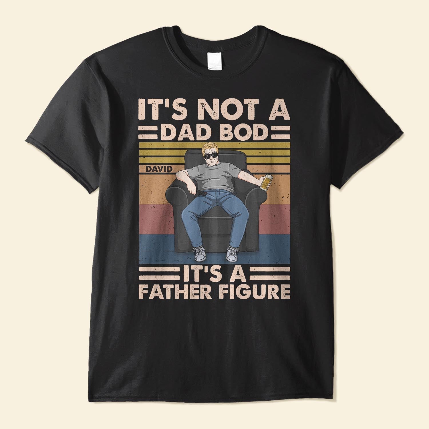 It'S A Father Figure - Personalized Shirt - Birthday, Father's Day ,Funny Gift For Dad, Father, Grandpa, Husband