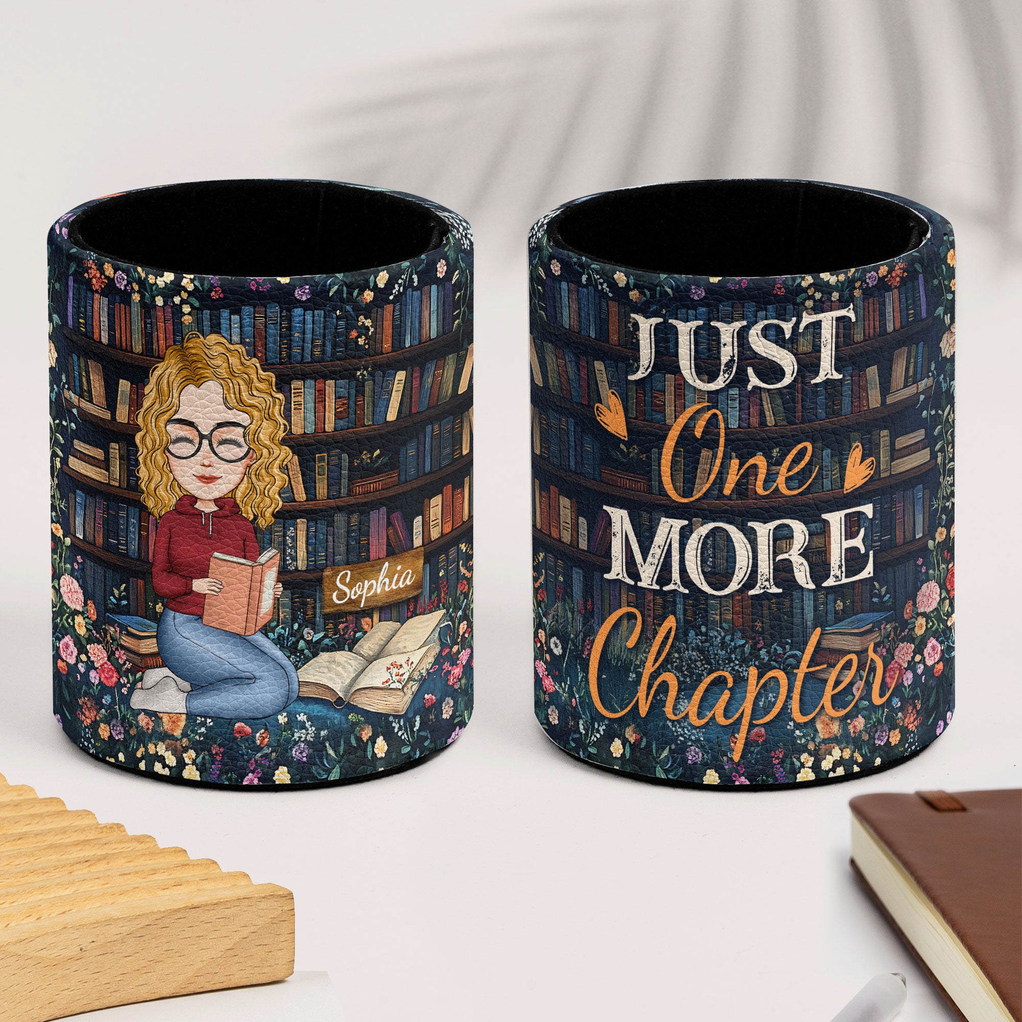 Just One More Chapter - Personalized Pen Holder