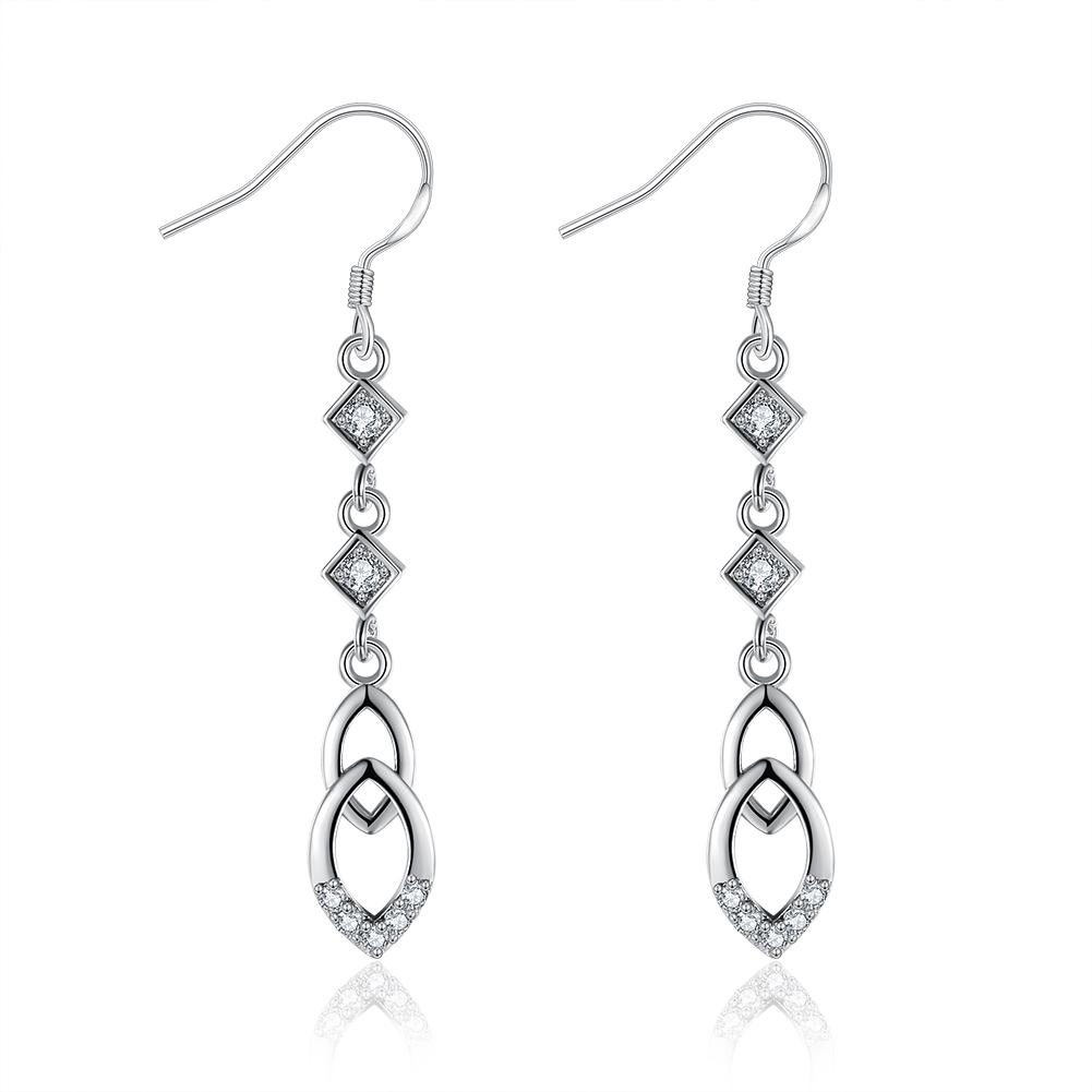 Dangling Infinity Drop Earrings Made with Swarovski Elements, Earring, Riakoob Jewelry, Riakoob Jewelry  jewelryjewelry deals, swarovski crystal jewelry, groupon jewelry,, jewelry for mom,