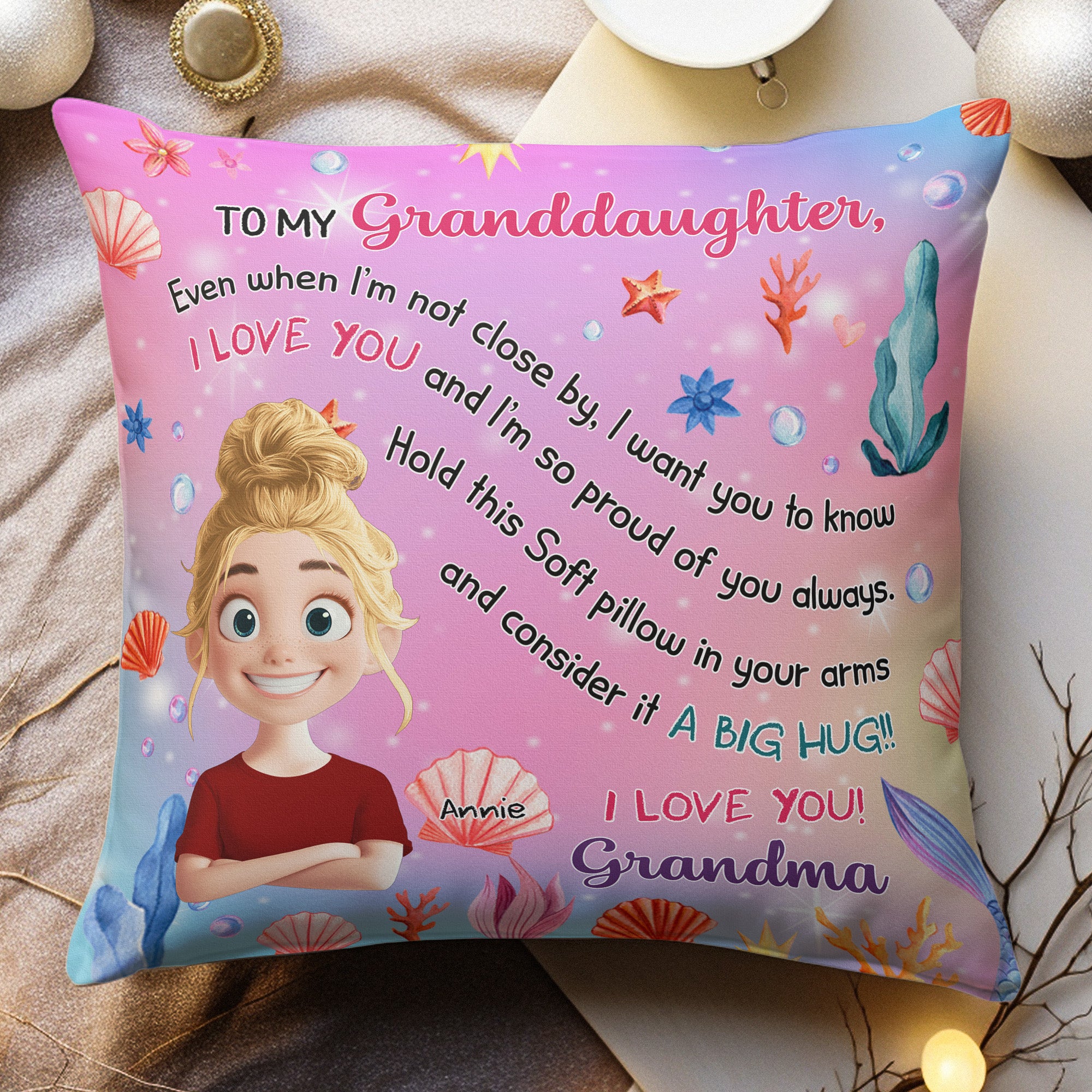 Kid I Am So Proud Of You - Personalized Pillow (Insert Included)