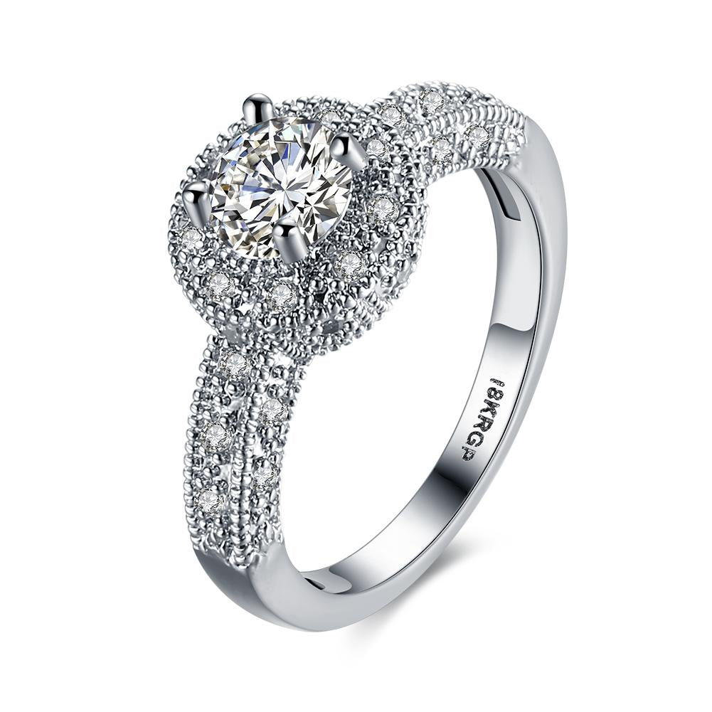 1.90 CTTW Single Crystal Multi-Pav'e Engagement Ring Set in Silvertone, , Riakoob Jewelry, Riakoob Jewelry  jewelryjewelry deals, swarovski crystal jewelry, groupon jewelry,, jewelry for mom,