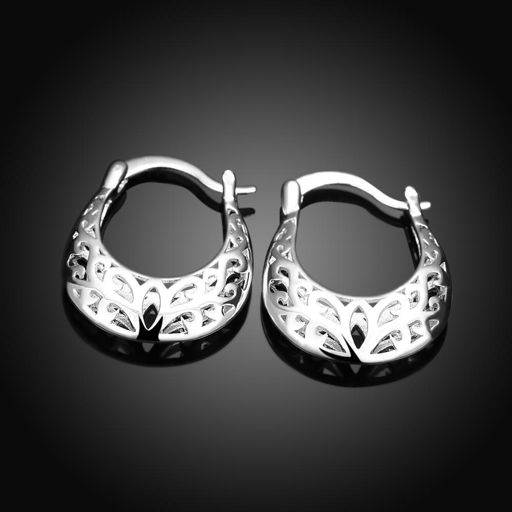Filigree Leverback French Lock Earringin  Silvertone, Earring, Riakoob Jewelry, Riakoob Jewelry  jewelryjewelry deals, swarovski crystal jewelry, groupon jewelry,, jewelry for mom,