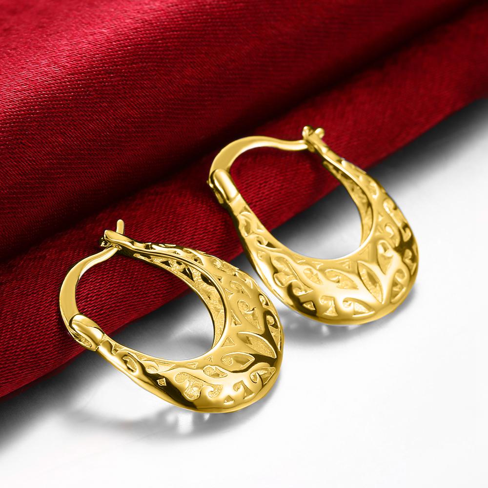 Filigree Leverback French Lock Earringin Goldtone, Earring, Riakoob Jewelry, Riakoob Jewelry  jewelryjewelry deals, swarovski crystal jewelry, groupon jewelry,, jewelry for mom,