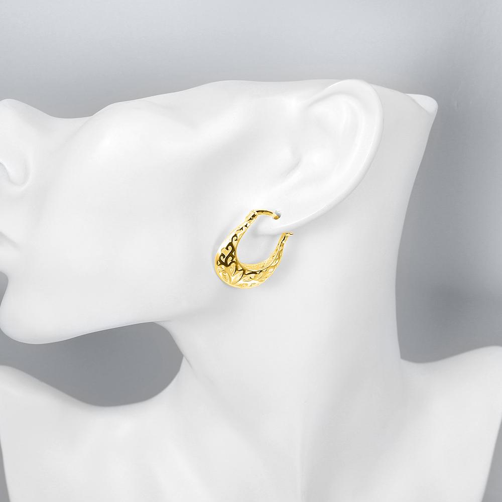 Filigree Leverback French Lock Earringin Goldtone, Earring, Riakoob Jewelry, Riakoob Jewelry  jewelryjewelry deals, swarovski crystal jewelry, groupon jewelry,, jewelry for mom,