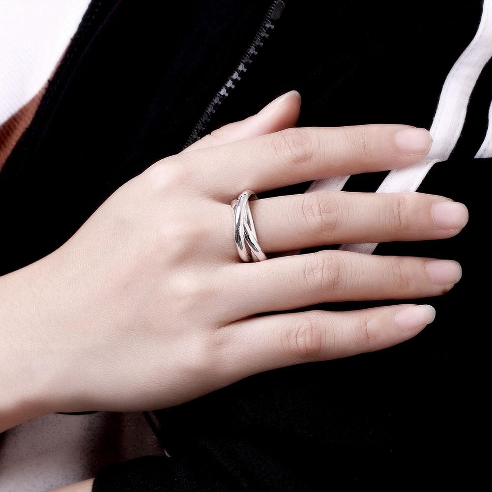 Silvertone Bands Stainless Steel Rolling Ring, Rings, Riakoob Jewelry, Riakoob Jewelry  jewelryjewelry deals, swarovski crystal jewelry, groupon jewelry,, jewelry for mom,
