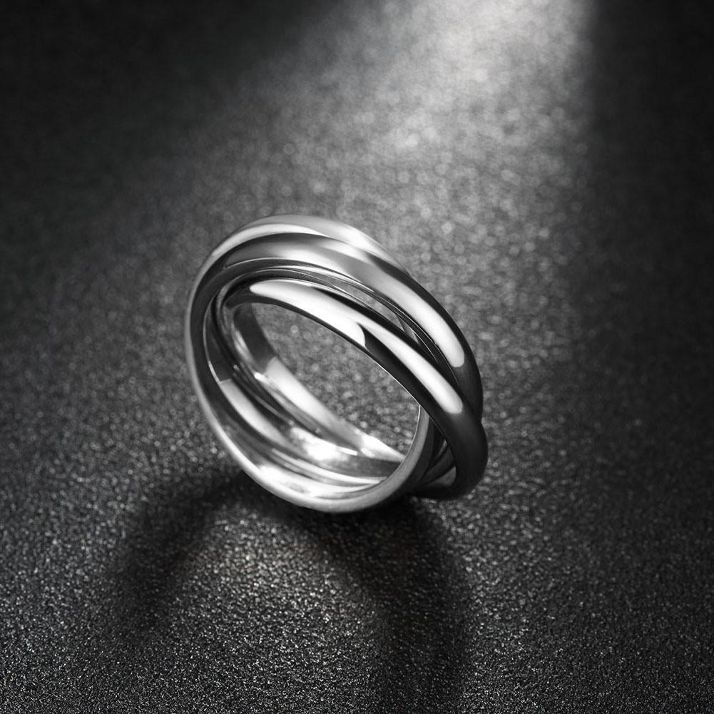 Silvertone Bands Stainless Steel Rolling Ring, Rings, Riakoob Jewelry, Riakoob Jewelry  jewelryjewelry deals, swarovski crystal jewelry, groupon jewelry,, jewelry for mom,