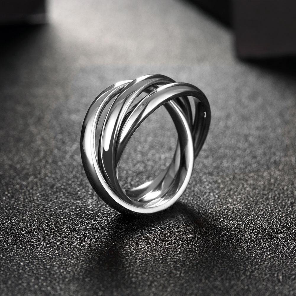 Silvertone Bands Stainless Steel Rolling Ring, Rings, Riakoob Jewelry, Riakoob Jewelry  jewelryjewelry deals, swarovski crystal jewelry, groupon jewelry,, jewelry for mom,