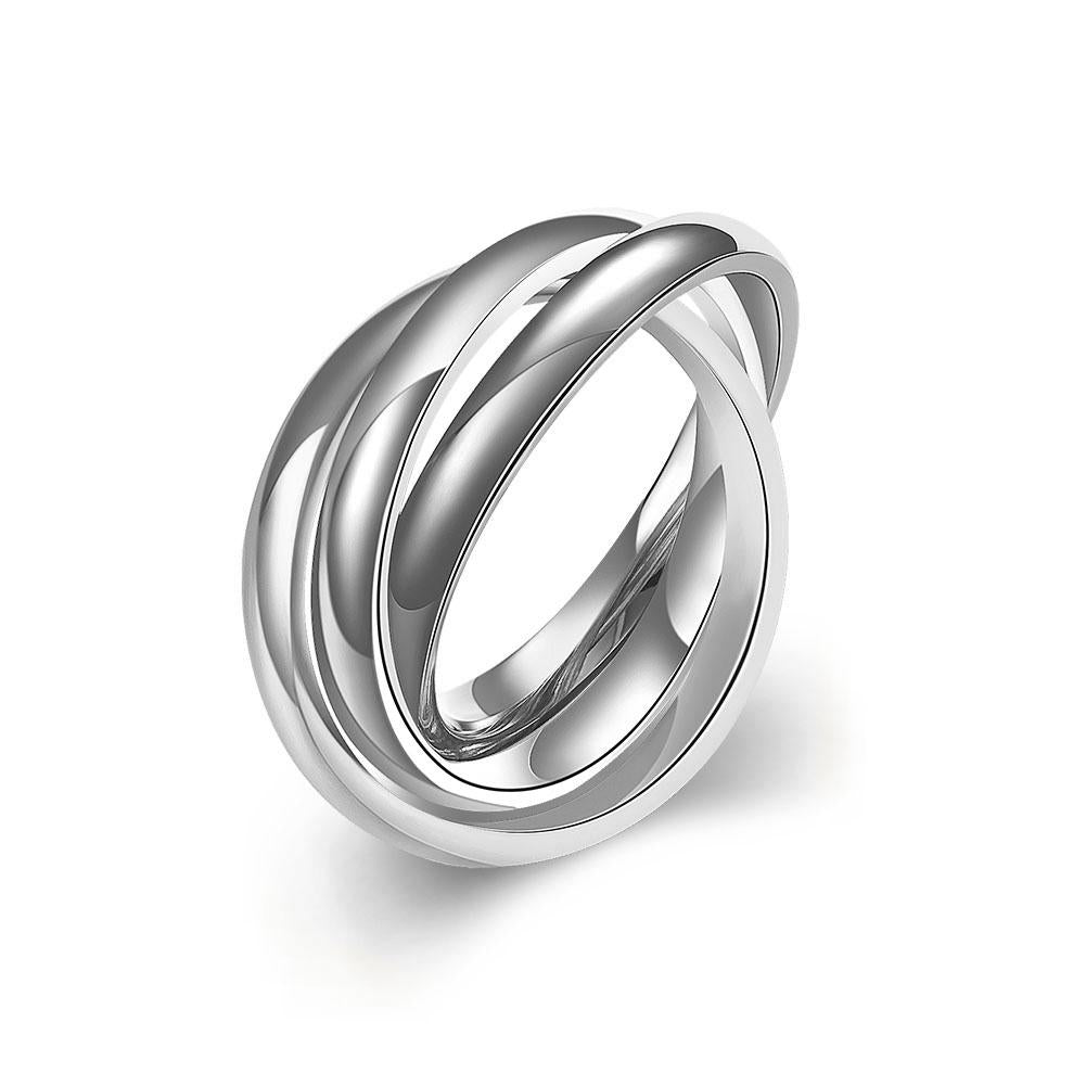 Silvertone Bands Stainless Steel Rolling Ring, Rings, Riakoob Jewelry, Riakoob Jewelry  jewelryjewelry deals, swarovski crystal jewelry, groupon jewelry,, jewelry for mom,