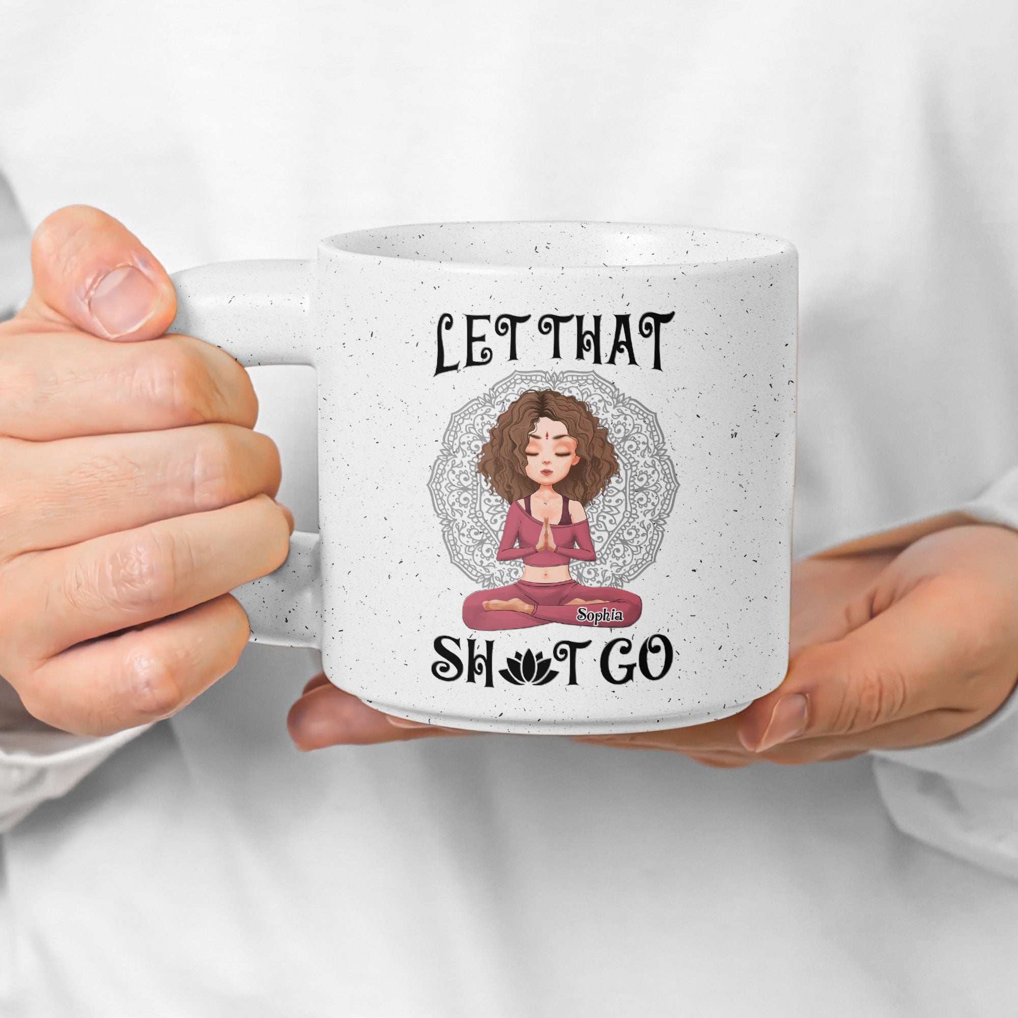 Let That S#!T Go - Personalized Chunky Mug
