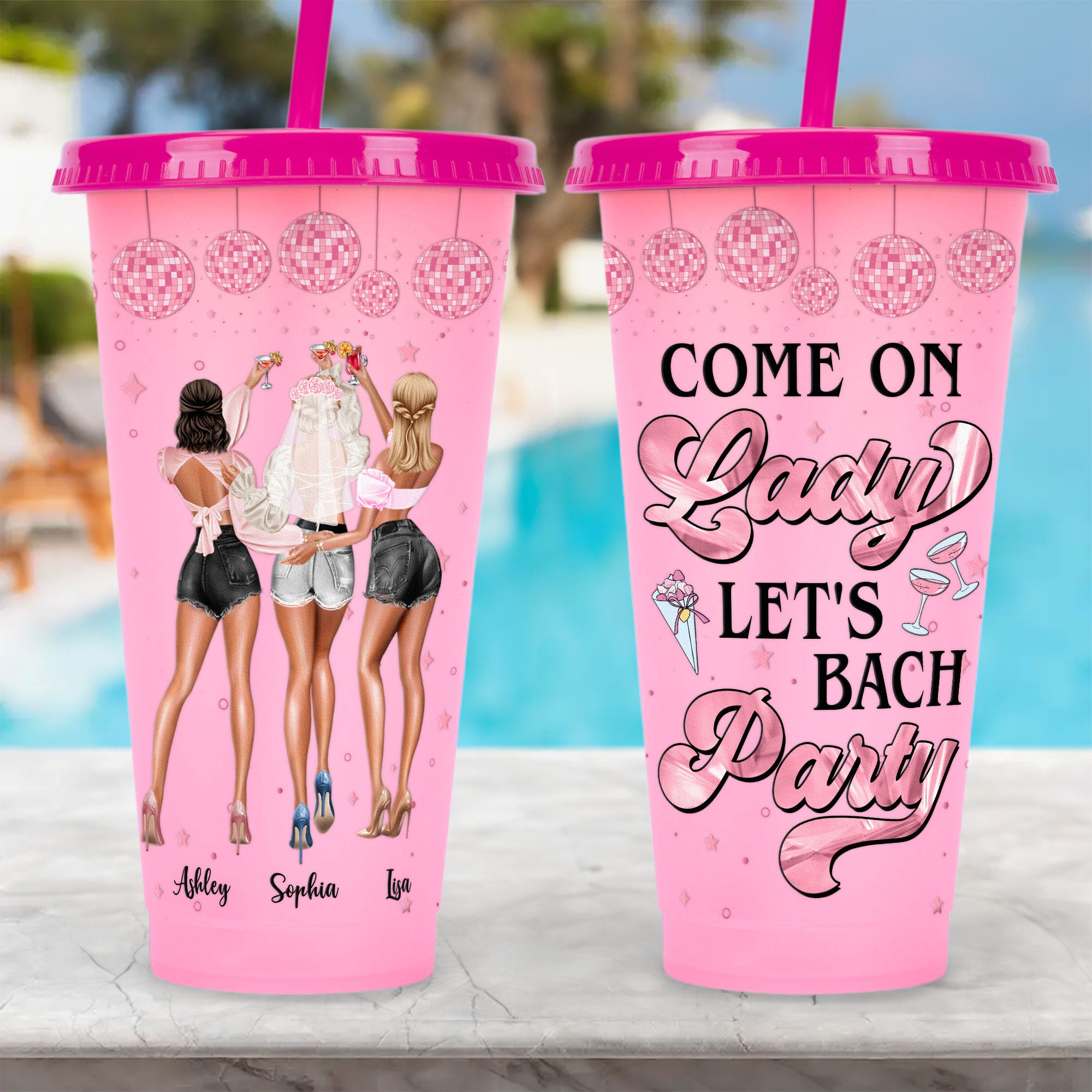 Let's Bach Party! - Personalized Color Changing Cup