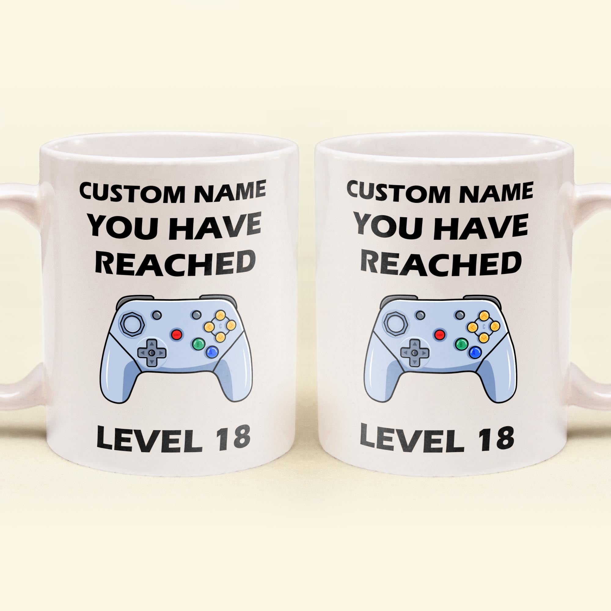 Level Mug - Personalized Mug - Birthday Gift For Friends And Family
