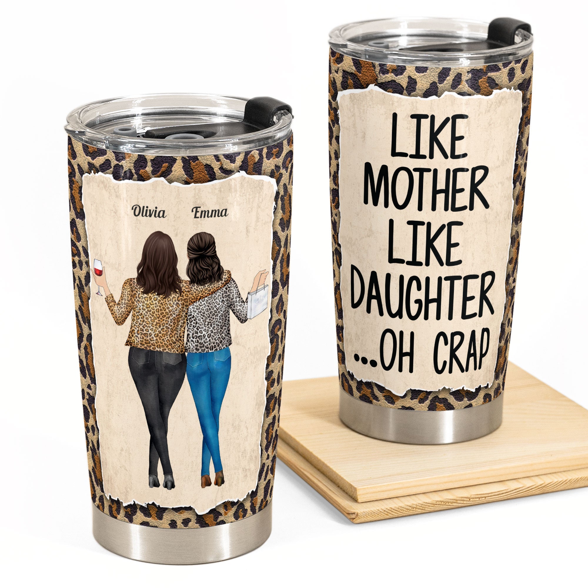Like Mother Like Daughter - Personalized Tumbler Cup