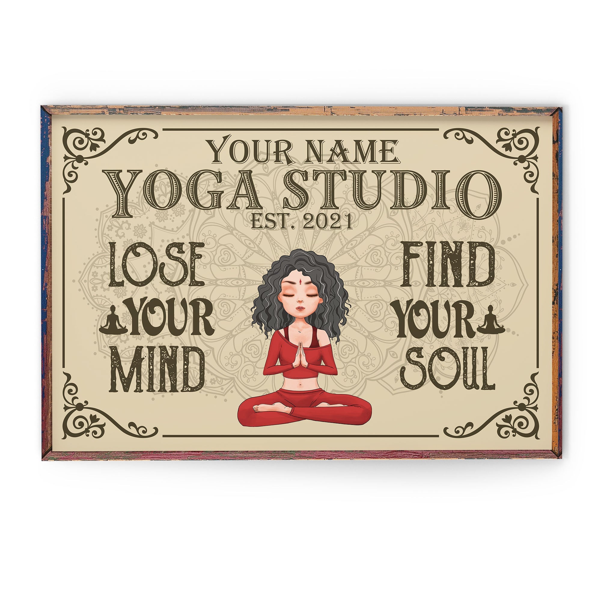 Lose Your Mind Find Your Soul - Personalized Poster/Wrapped Canvas - Birthday Gift For Yoga Lover