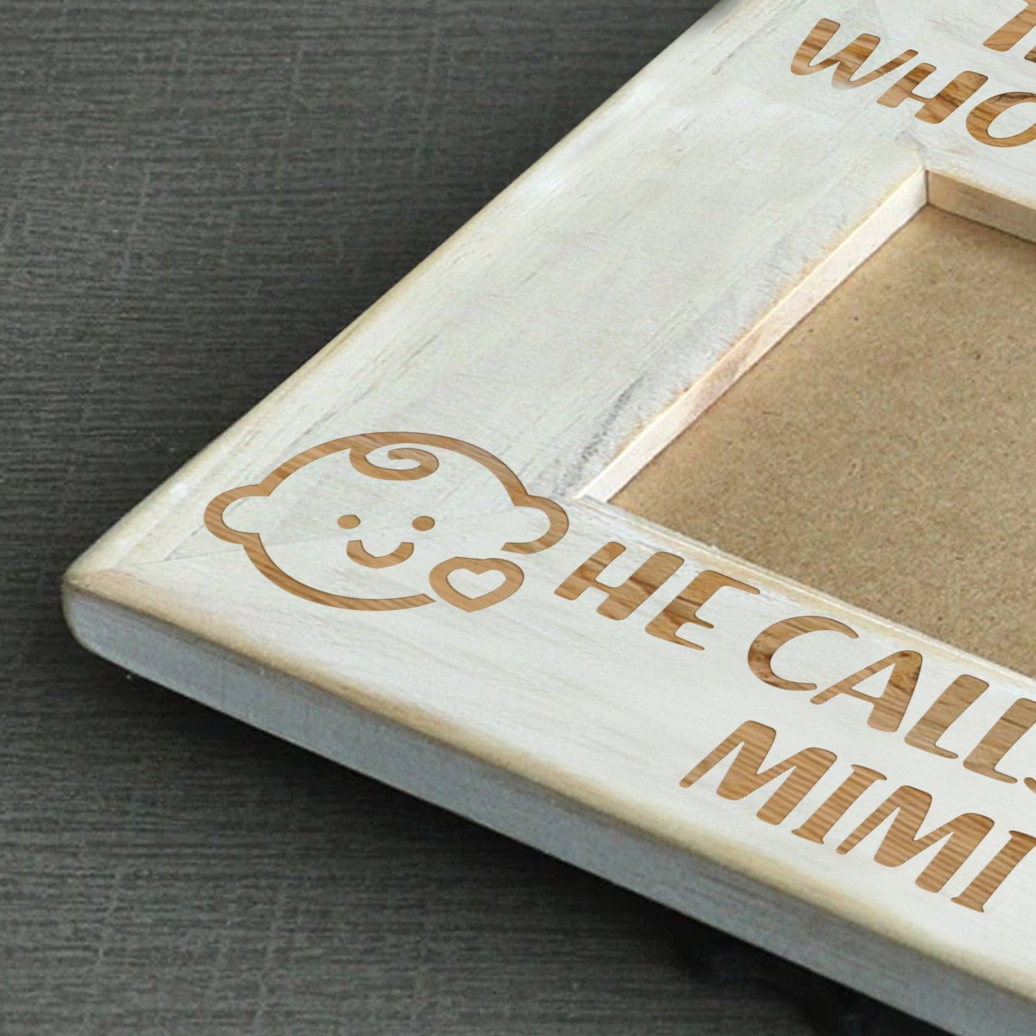 GRANDSON MIMI - STOLE MY HEART - WOOD FRAME