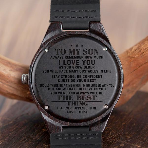 SON MUM - THE BEST THING - WOOD WATCH
