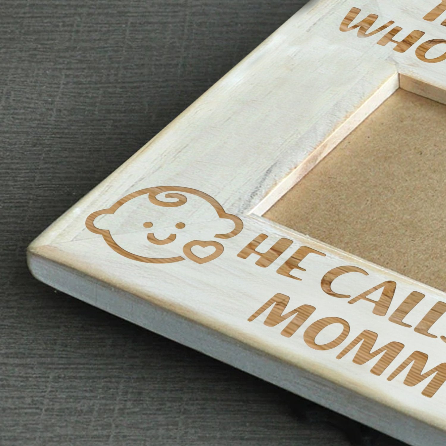 SON MOM - STOLE MY HEART - WOOD FRAME