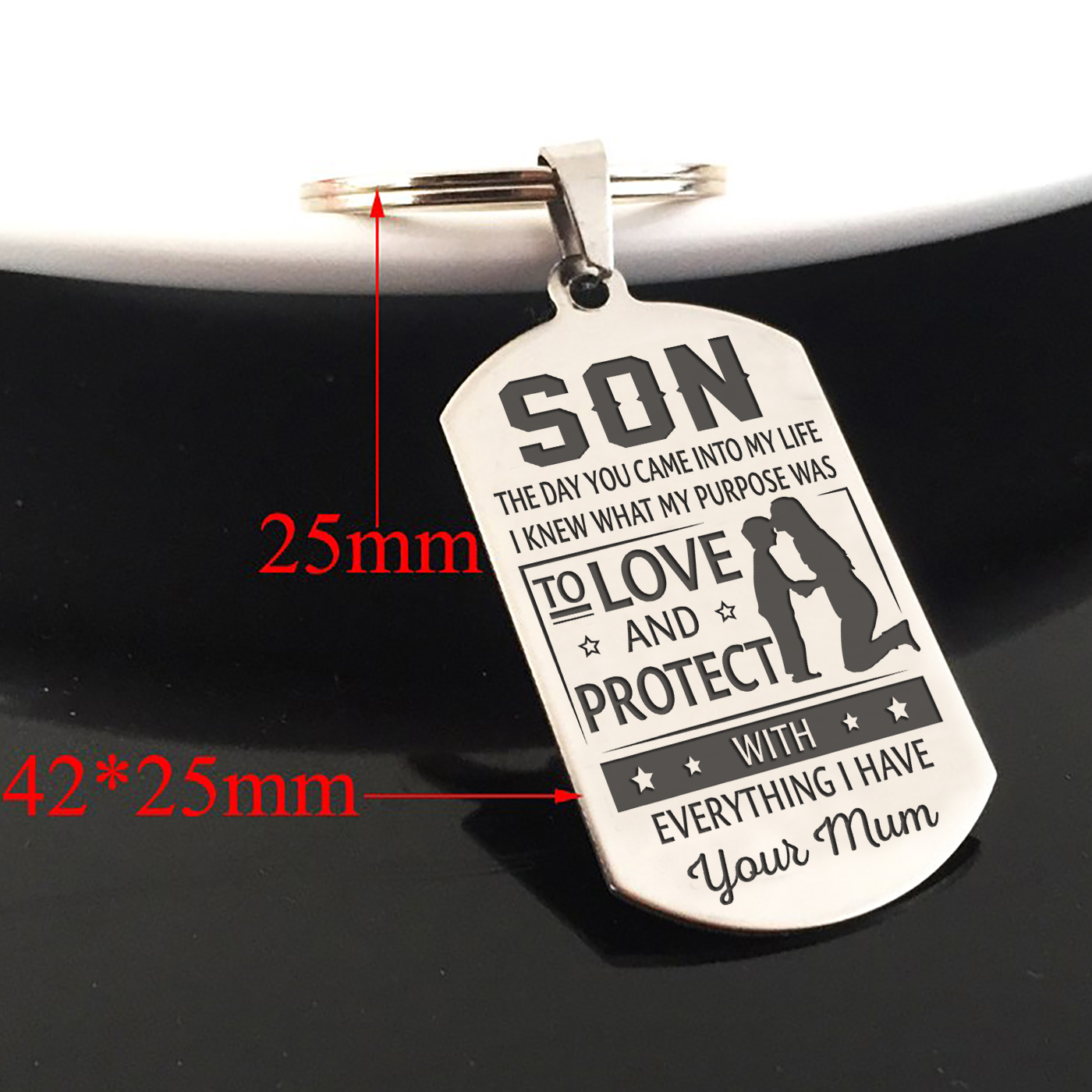 SON MUM - LOVE PROTECT - KEY CHAIN 1 