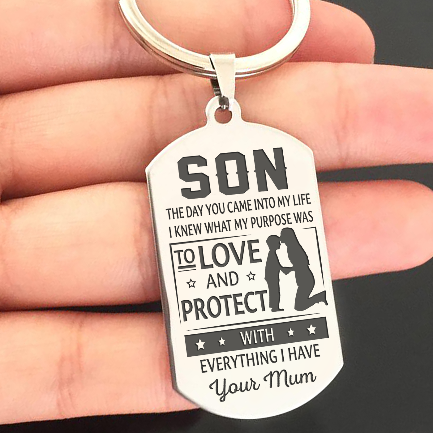 SON MUM - LOVE PROTECT - KEY CHAIN 1