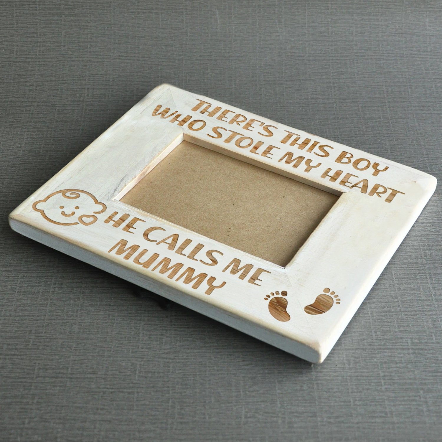 SON MUM - STOLE MY HEART - WOOD FRAME