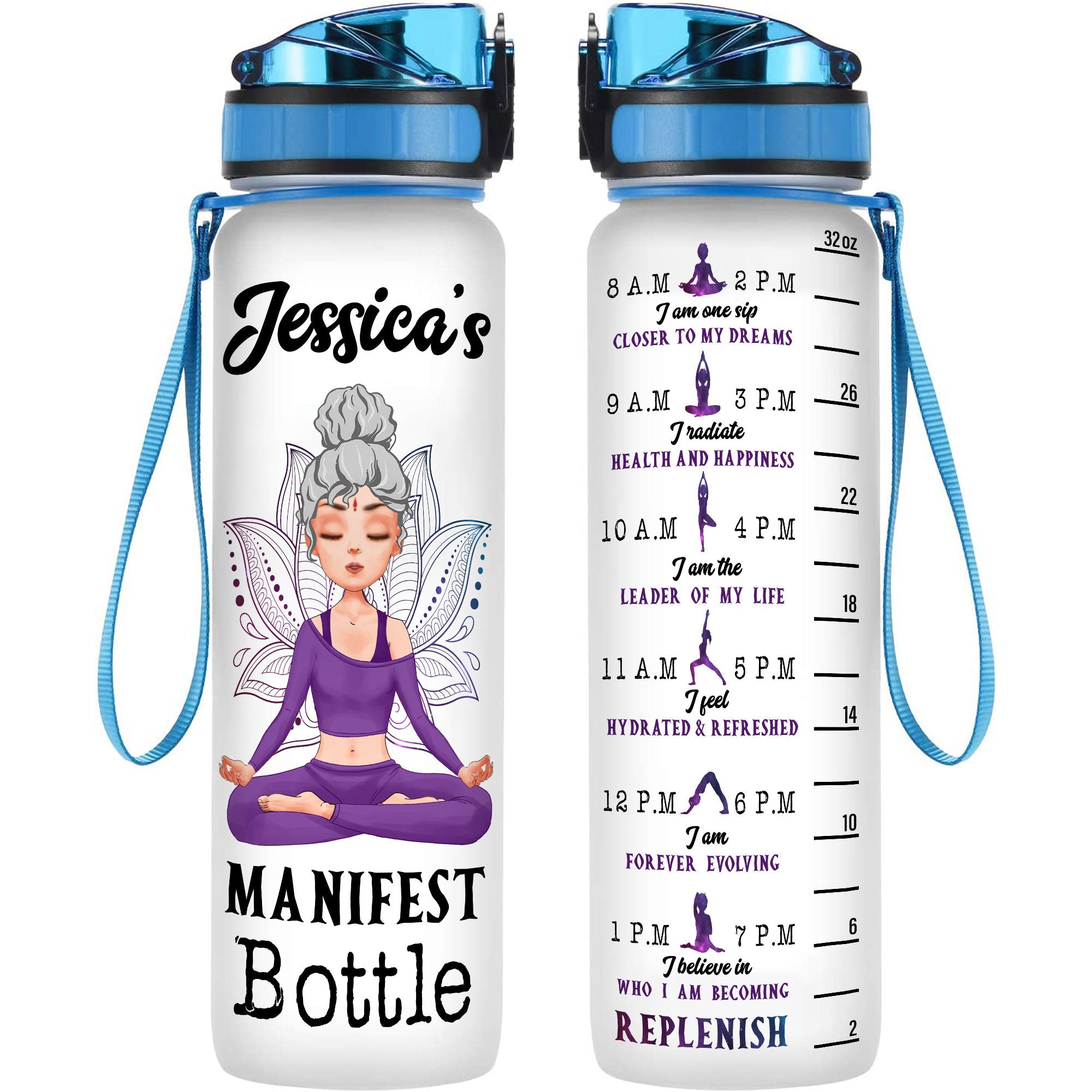 Manifest Bottle - Personalized Water Tracker Bottle