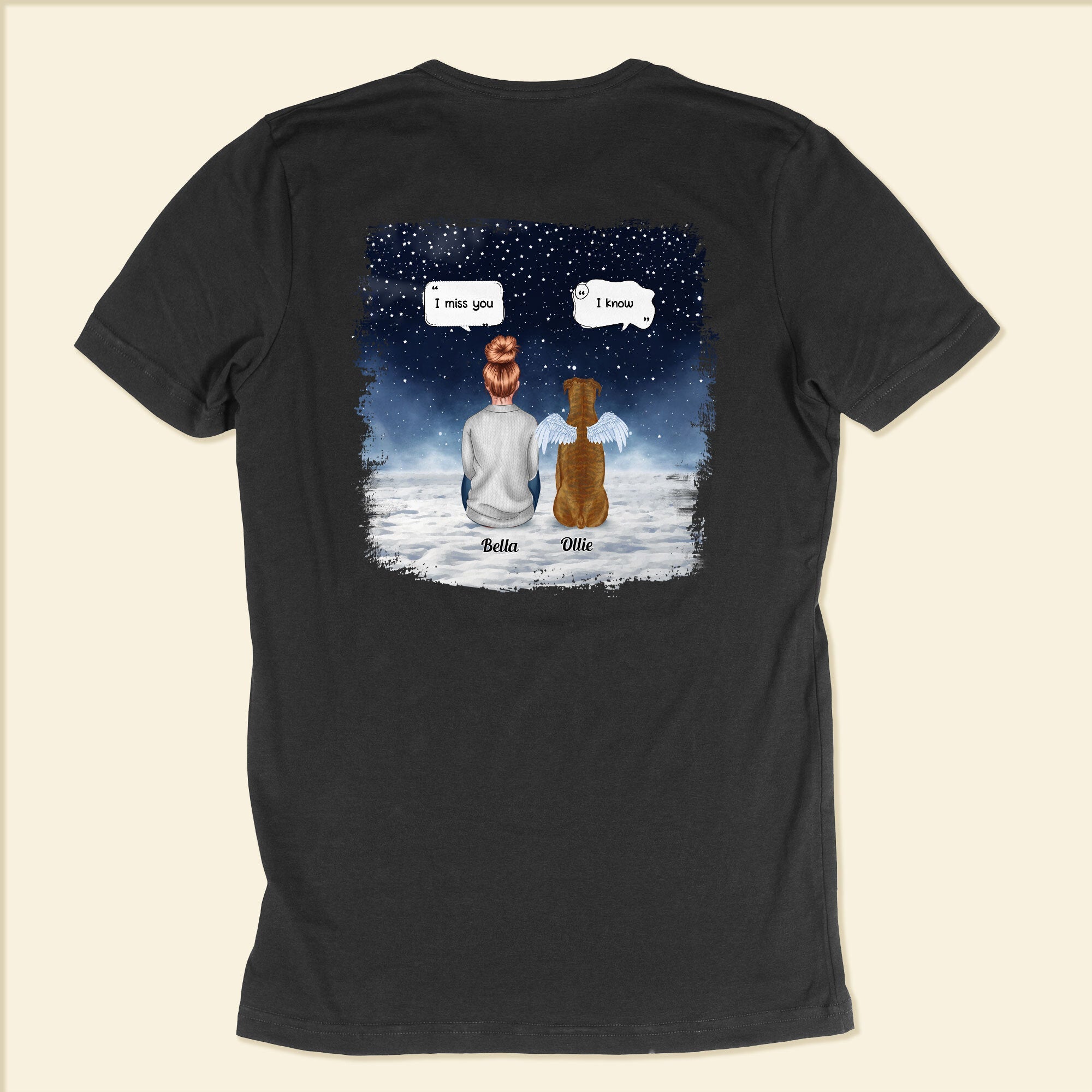Memorial Pet - Personalized Back Printed Shirt