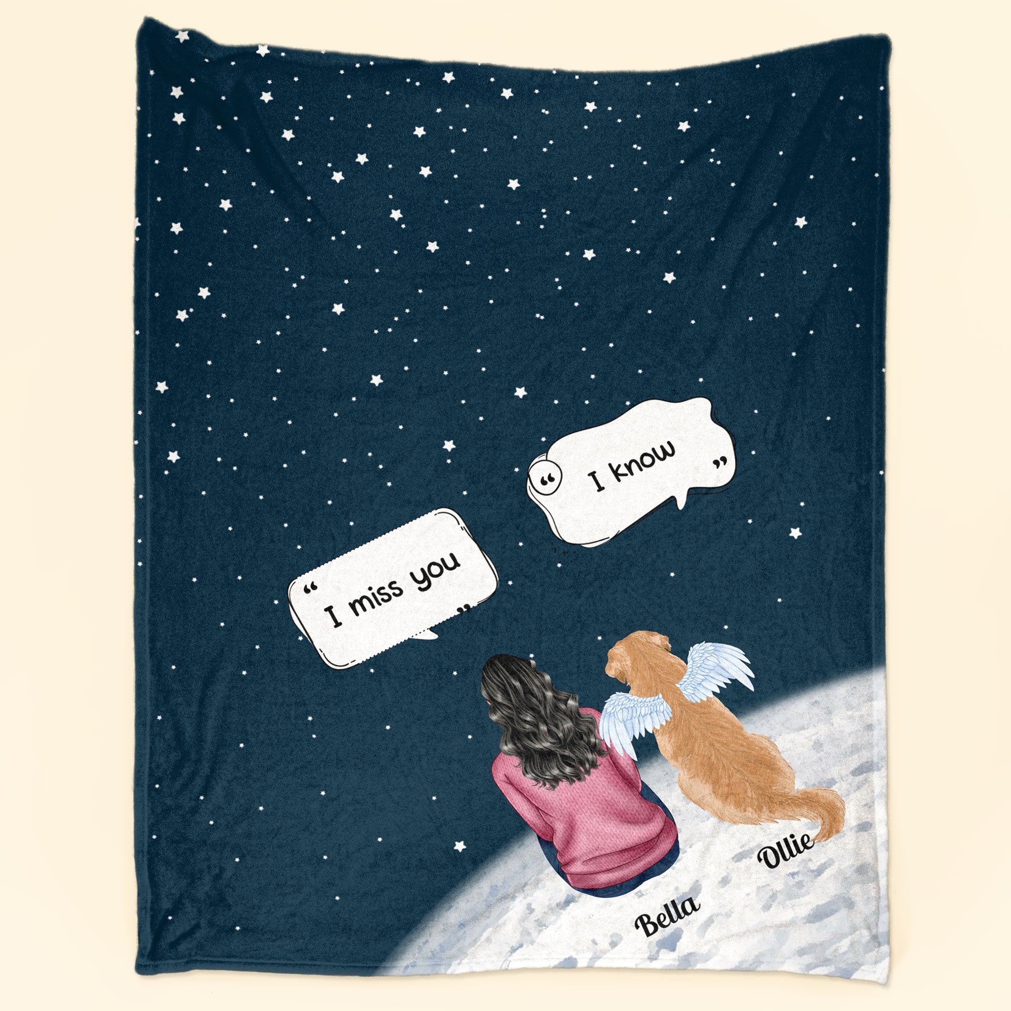 Memorial Pet Ver 2 - Personalized Pet Memorial Blanket