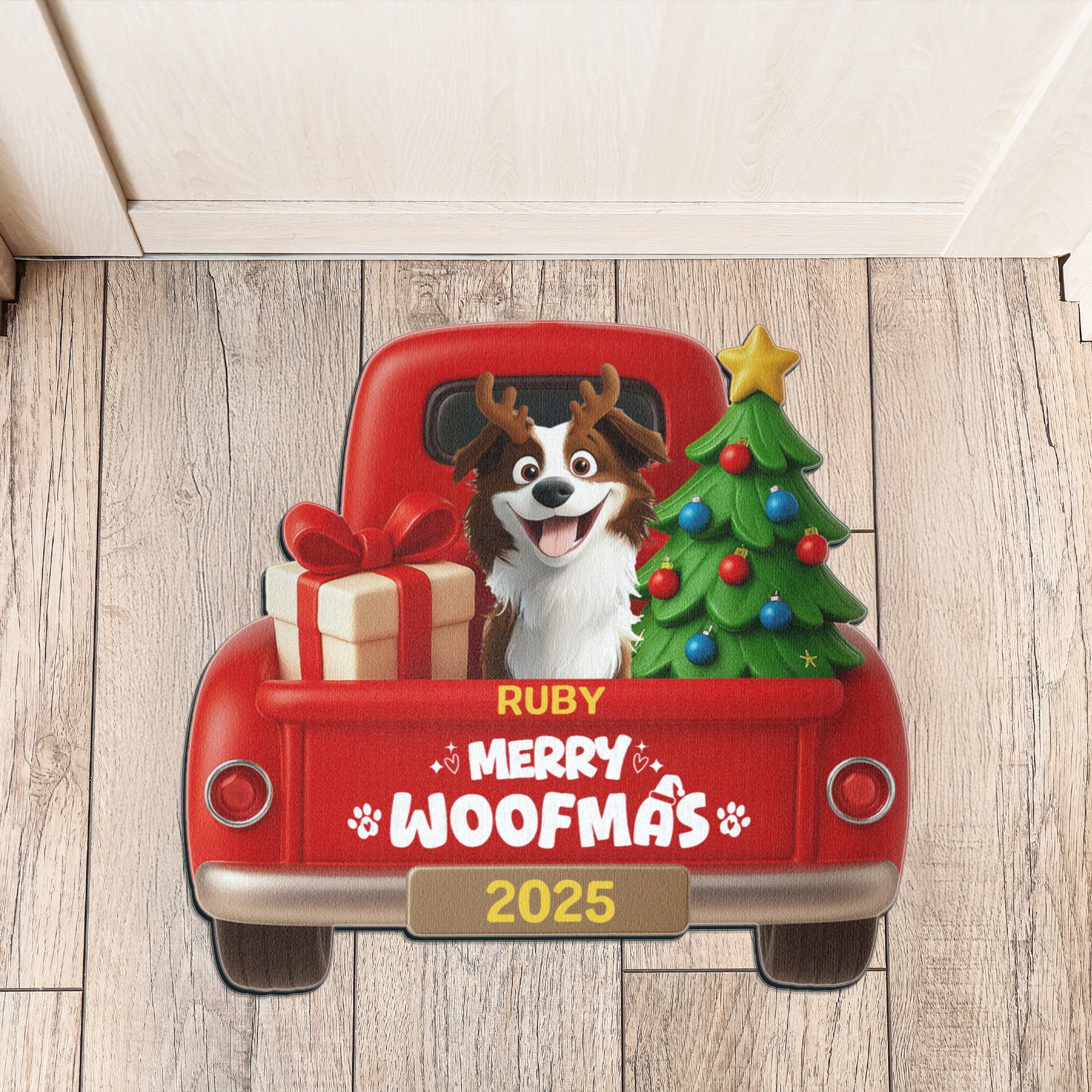Merry Christmas Pet Lovers - Personalized Doormat