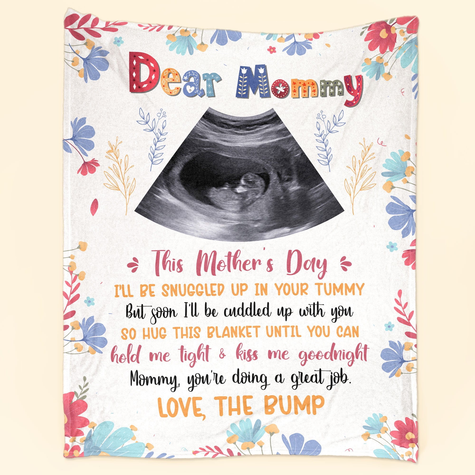 Mommy, You're Doing A Great Job - Personalized New Mom Blanket