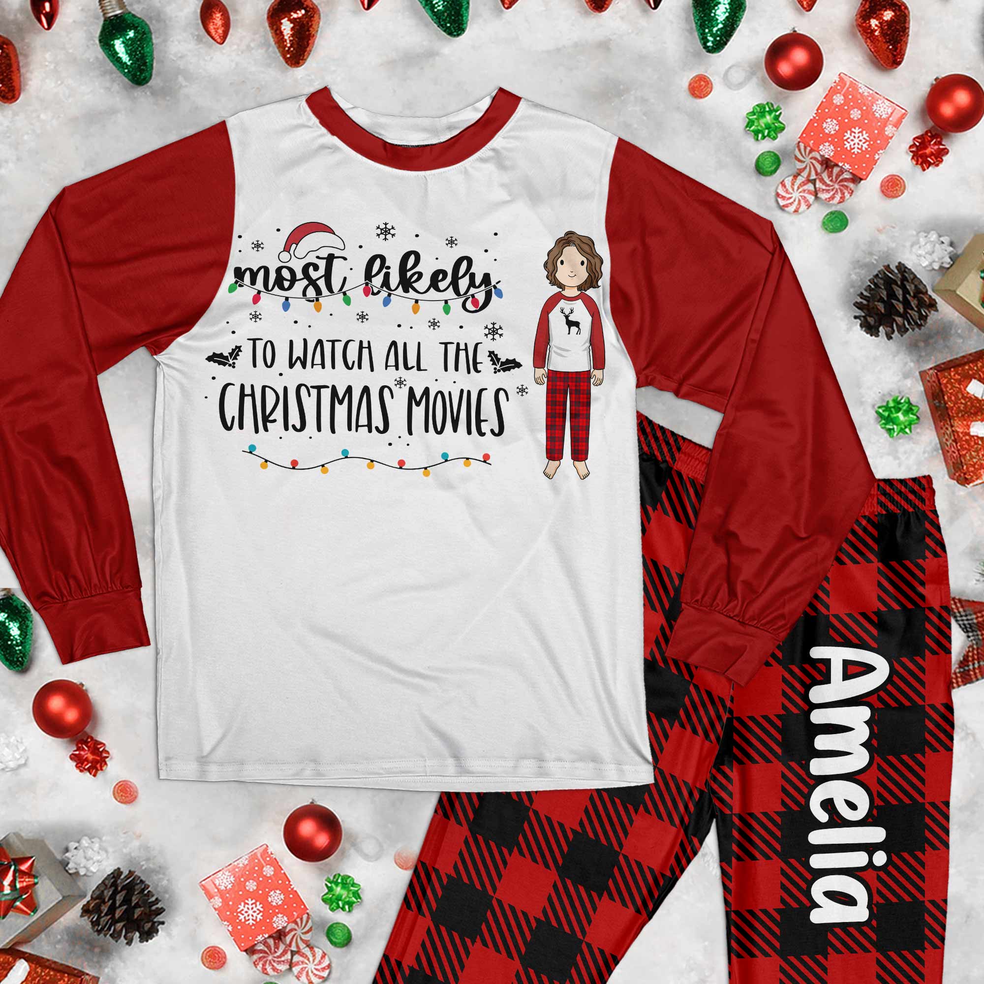 Most Likely To Christmas - Personalized Pajama Set