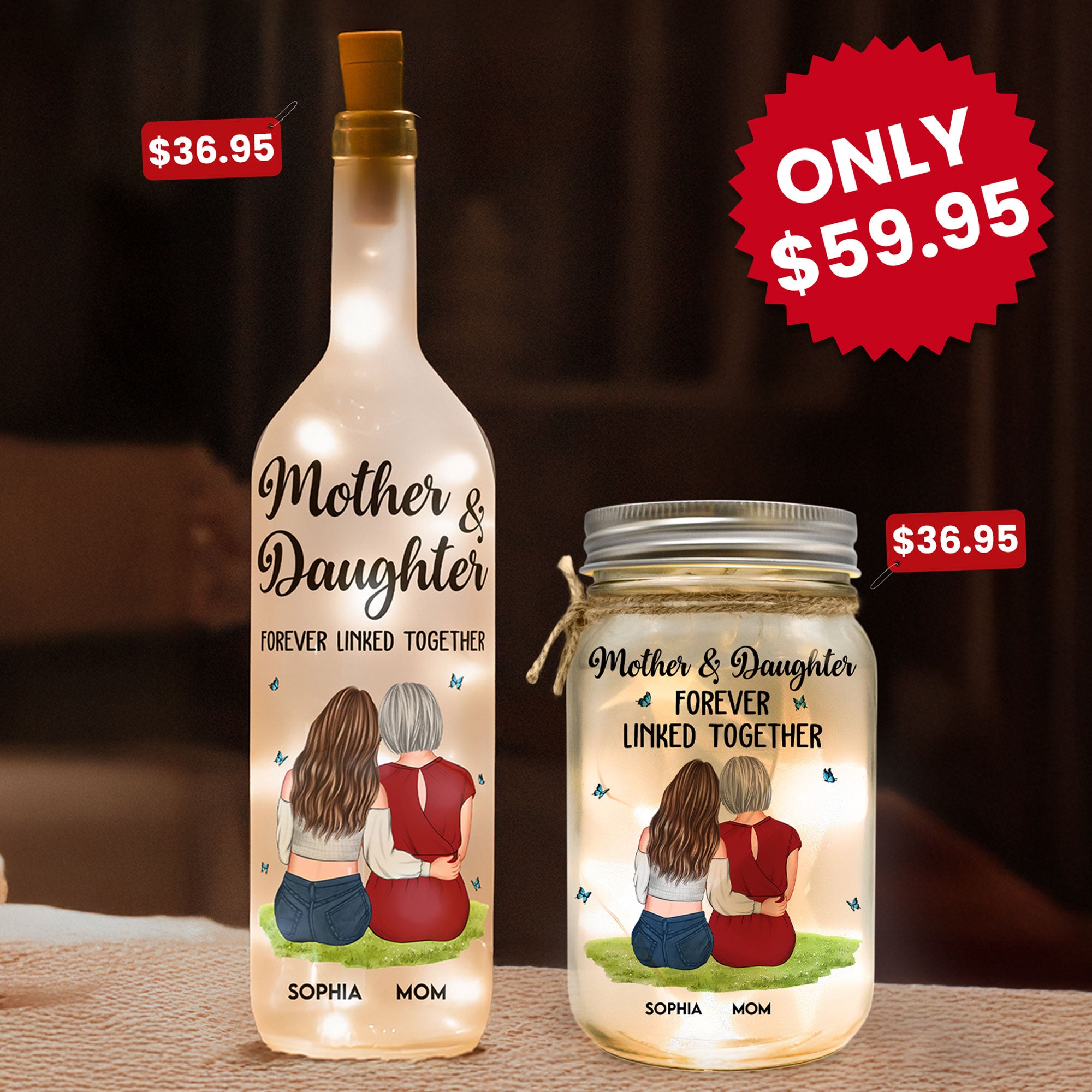 Mother And Daughter - Heartwarming Gift For Mother's Day - Custom Gift Set