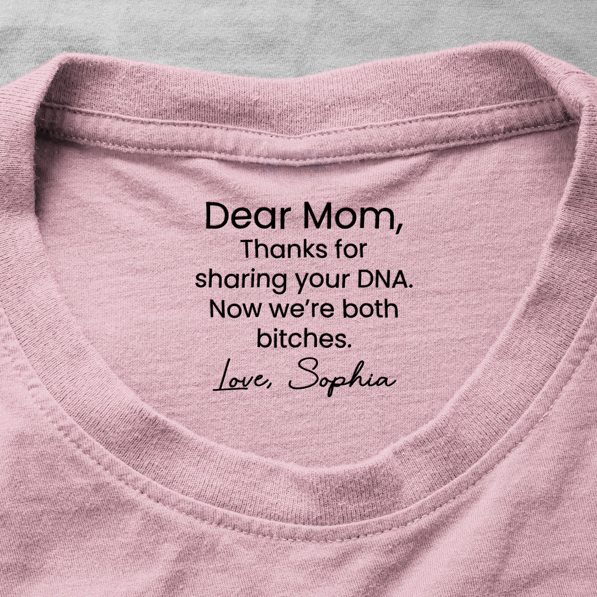 Mother's Day Gift For Mom - Fun Hidden Message - Personalized Shirt