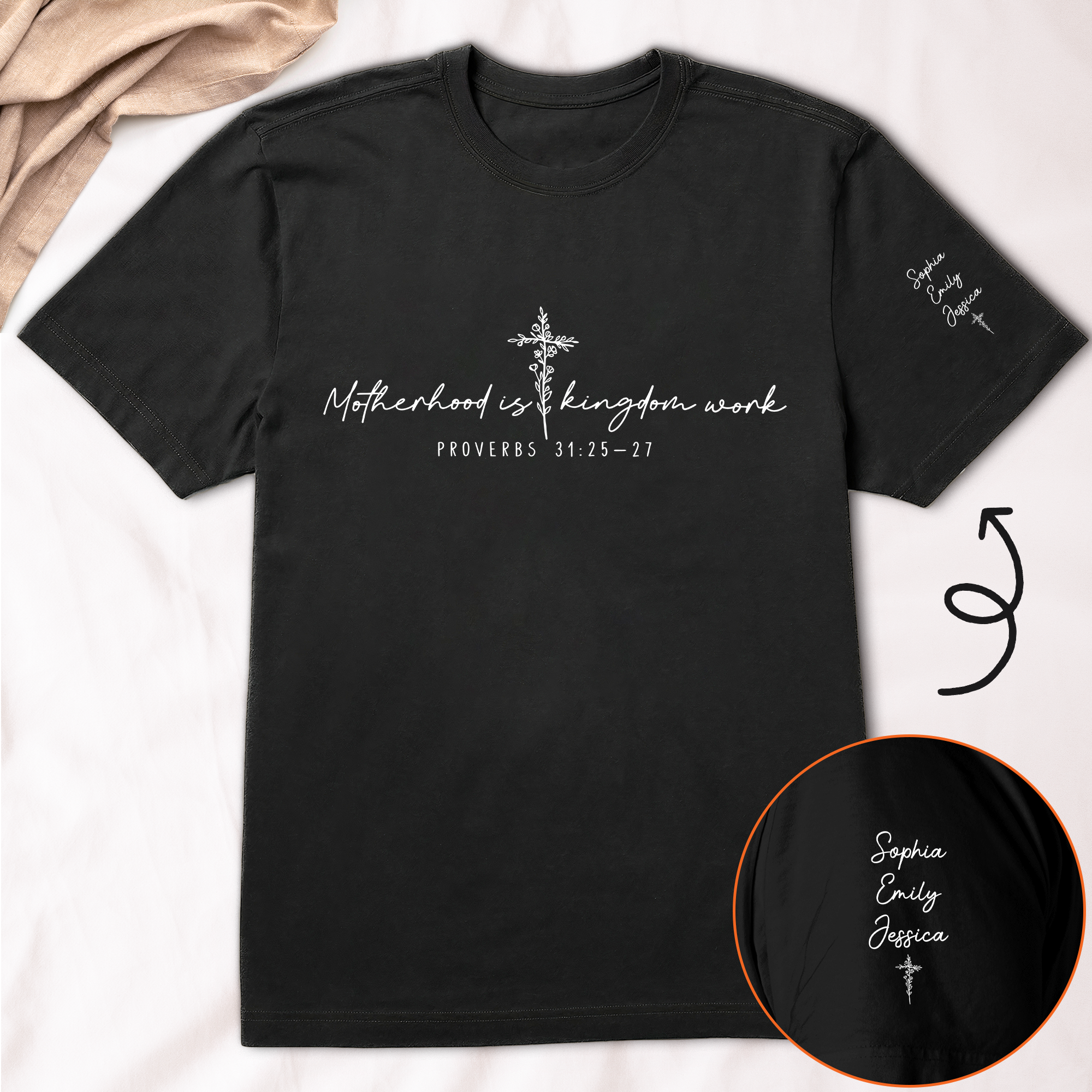 Motherhood Is Kingdom Work - Personalized Shirt