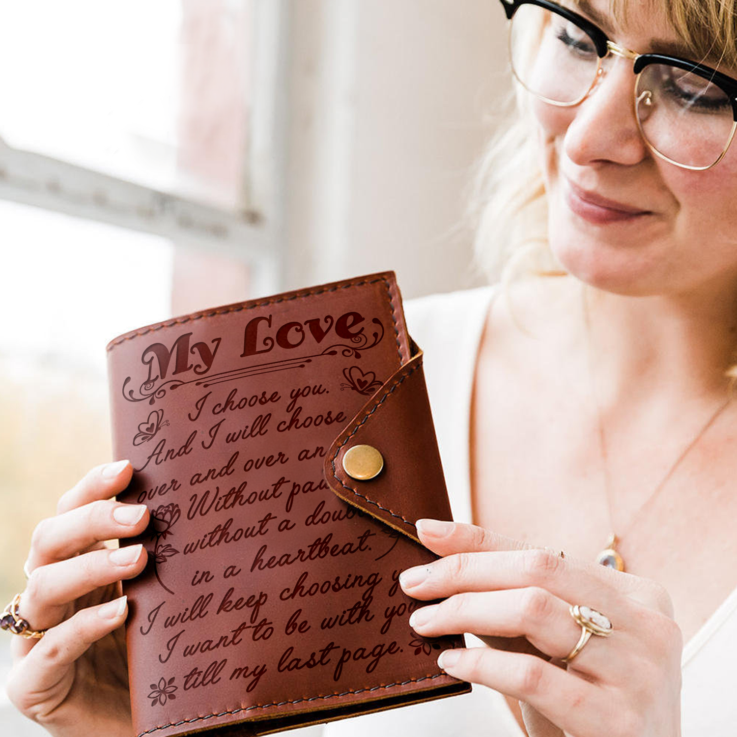 MY LOVE - I CHOOSE YOU - JOURNAL COVER-A Loves Gift