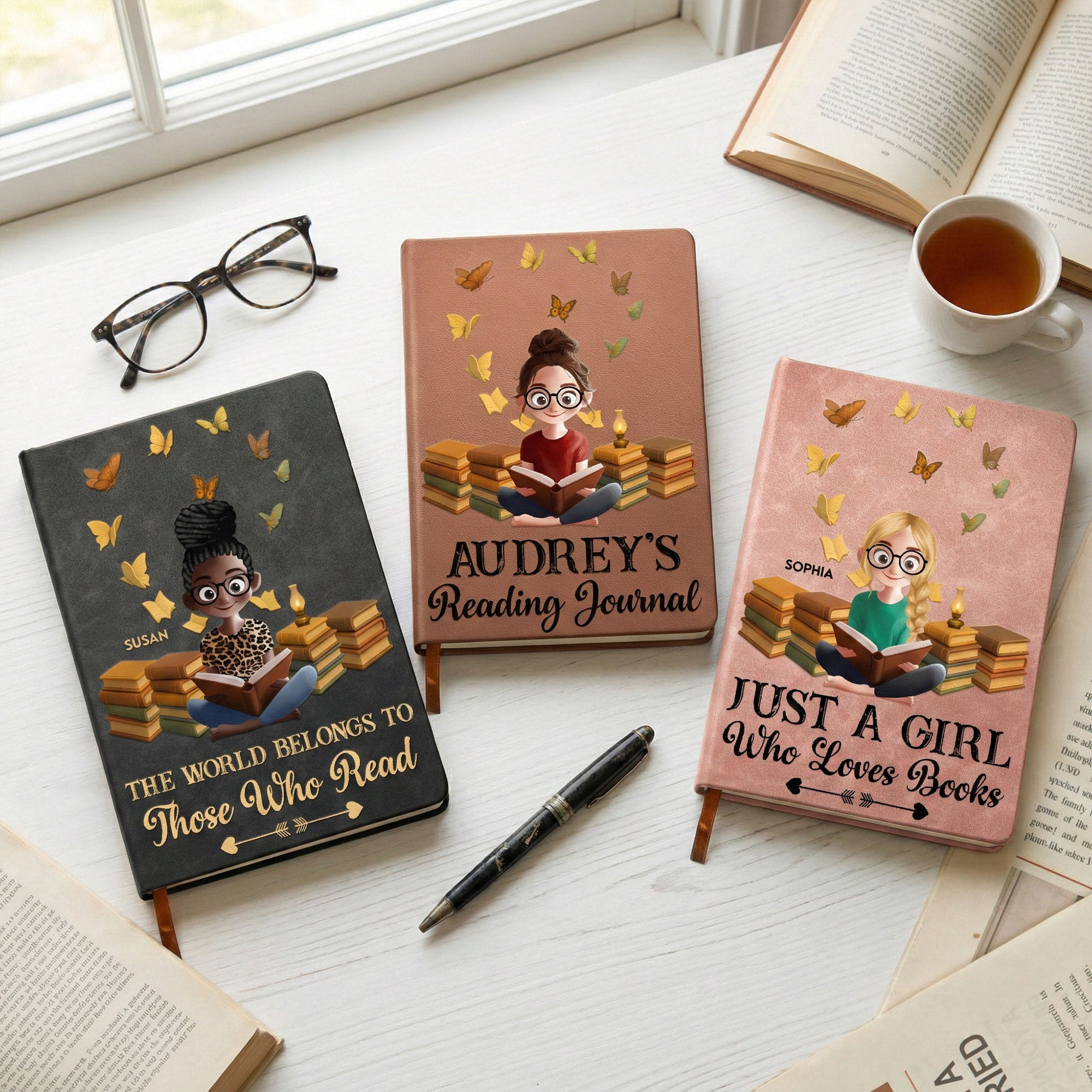 My Reading Journal - Personalized Leather Journal